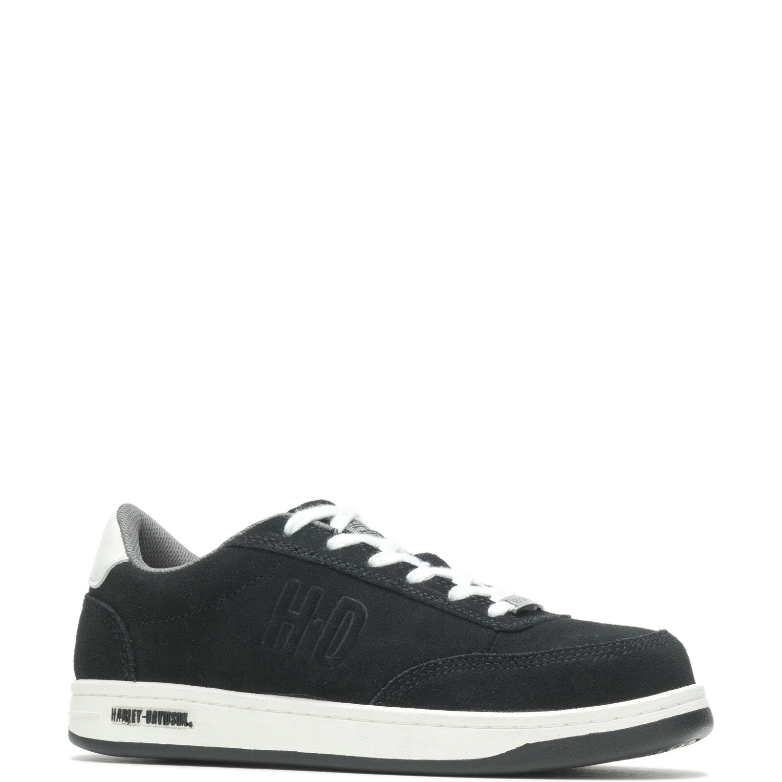Harley-Davidson Static Steel Toe Suede Mens Black Athletic Work Shoes