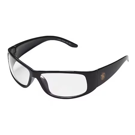 Smith & Wesson 21306 Elite, Safety Glasses, Uncoated, Light Gray Lens, Black