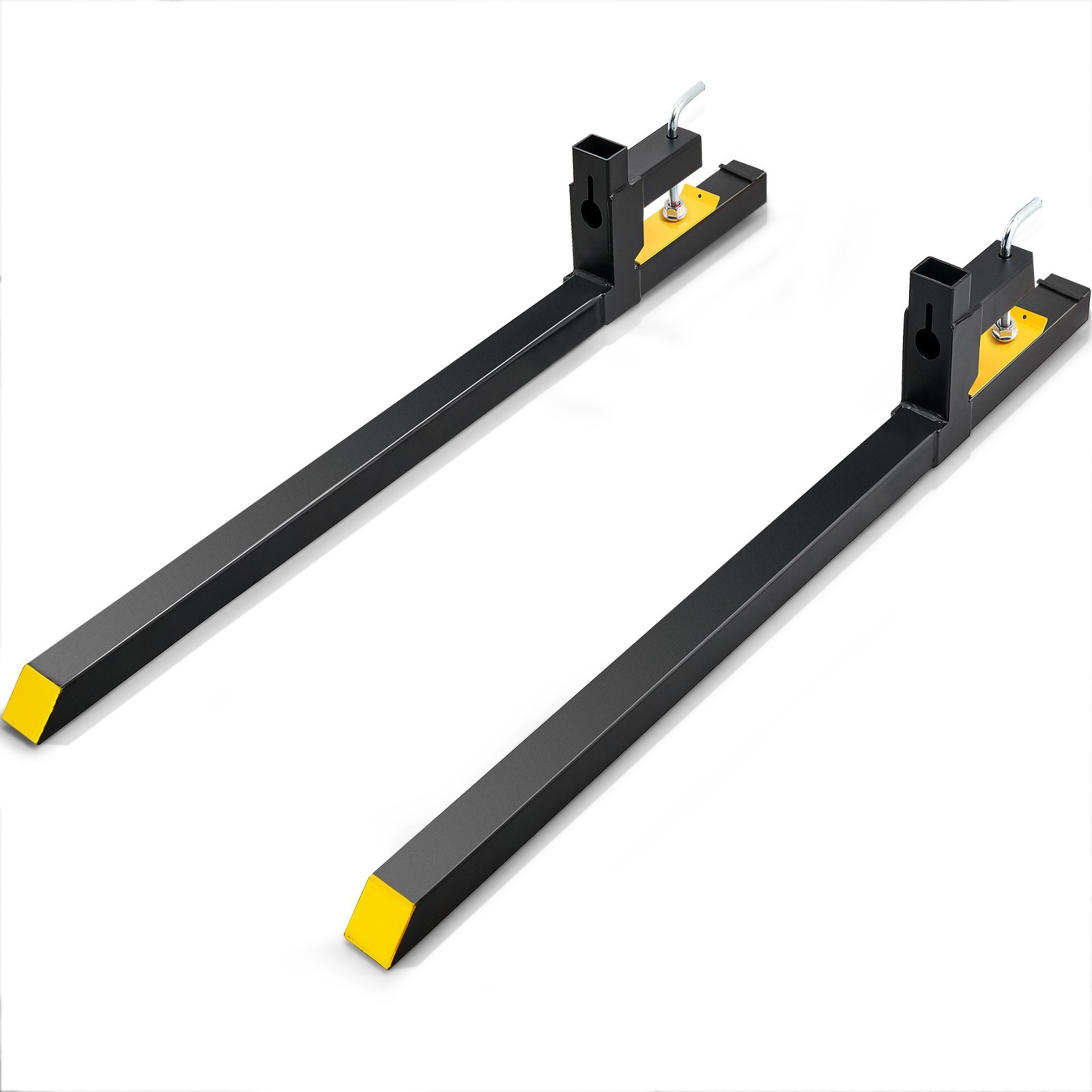 VEVOR Pallet Forks 2000/4000 lbs Bucket Clamp on Skid Steer Loader 43» 60»