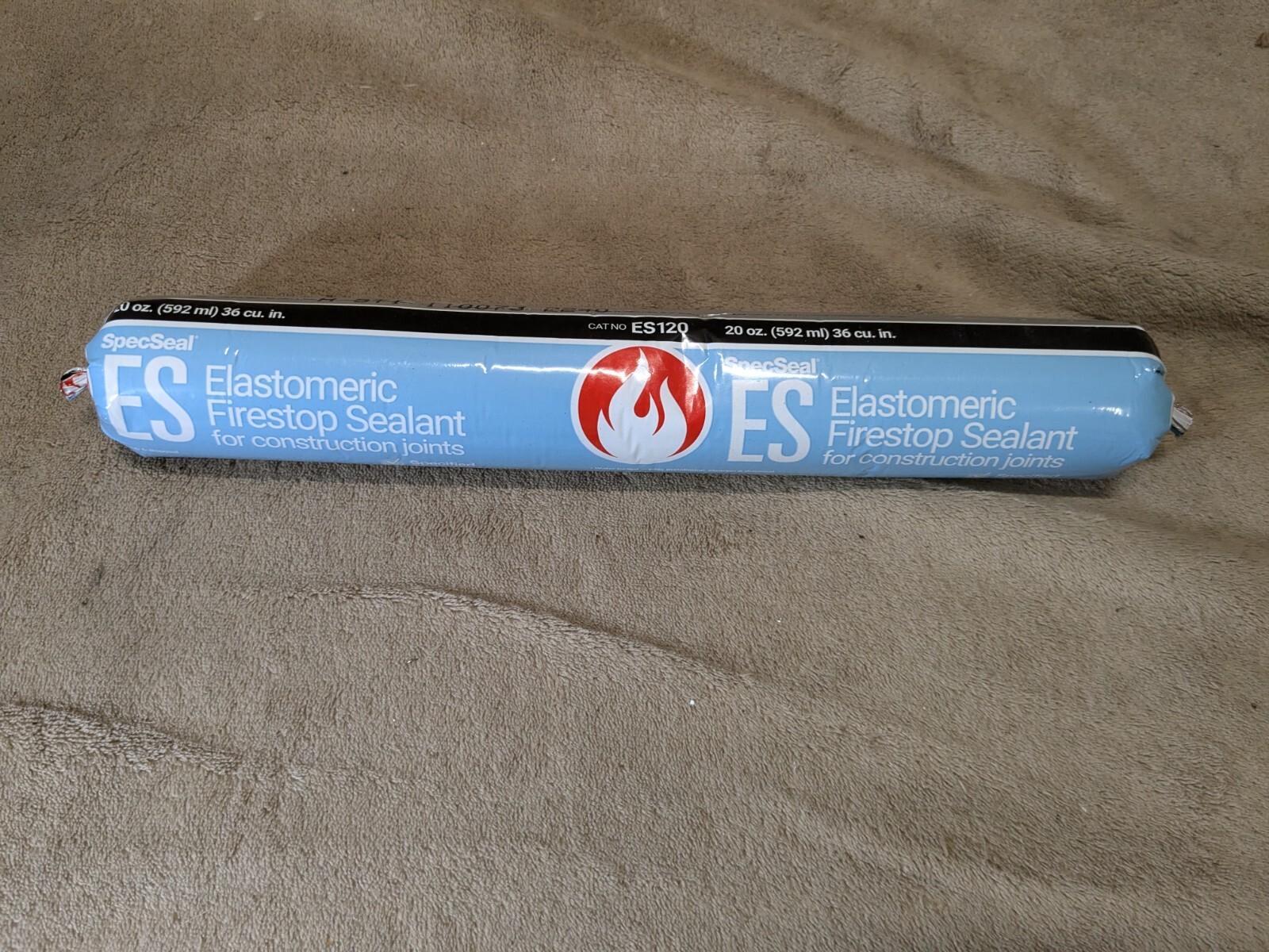 Specseal ES Elastomeric Firestop Sealant ES120 Lot of 12 20oz Tubes