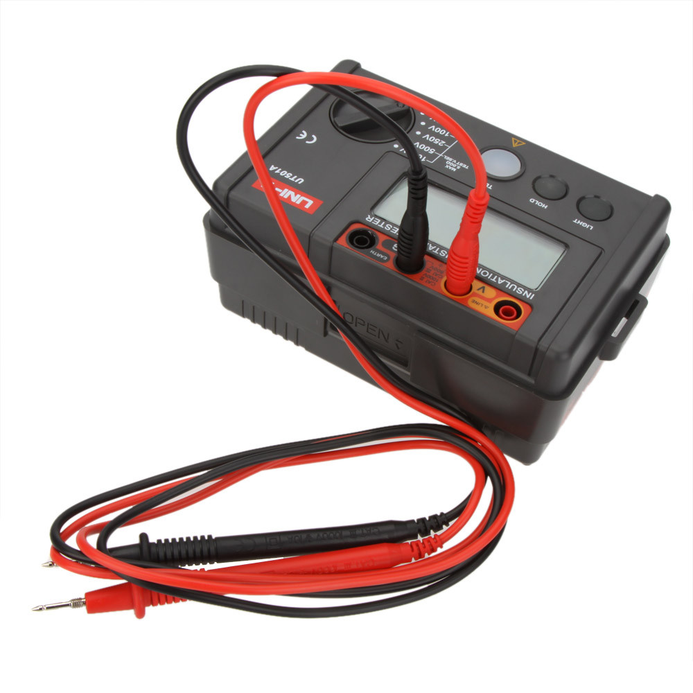 UNI-T UT501A Megohmmeter Digital Insulation Resistance Tester Voltmeter 600V 5GΩ