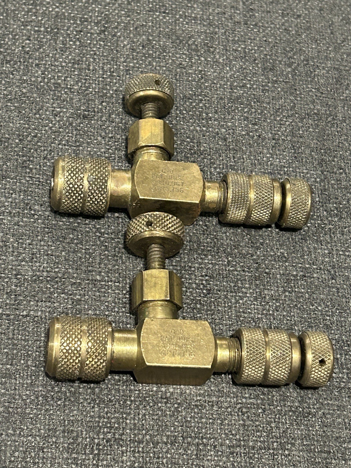 Lot Of 3 Mixed Yellow Jacket Charge Valves Different Types Comes As Shown