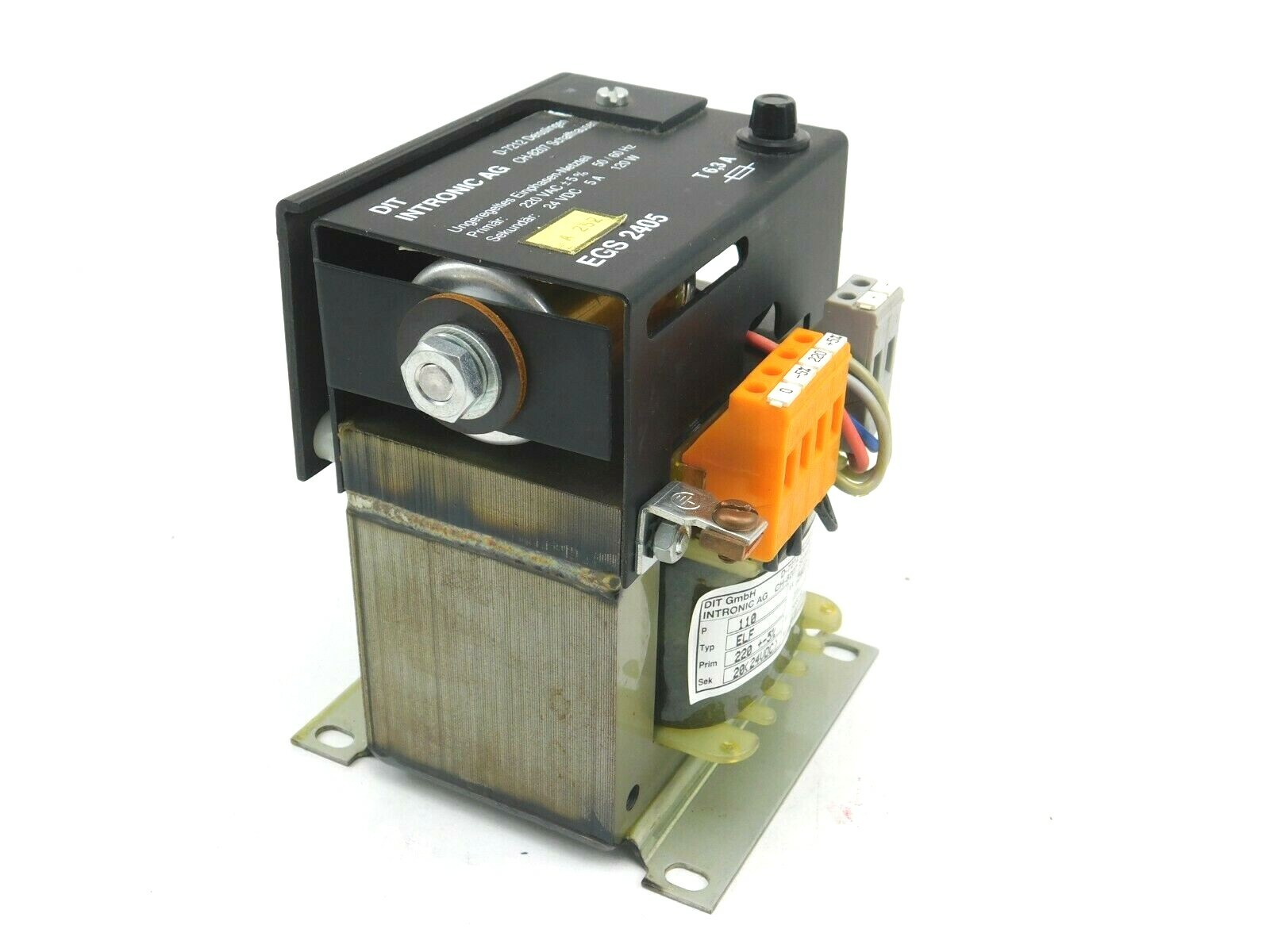 Single Phase Transformer DIT INTRONIC EGS 2405 220V AC+5% 50/60 Hz