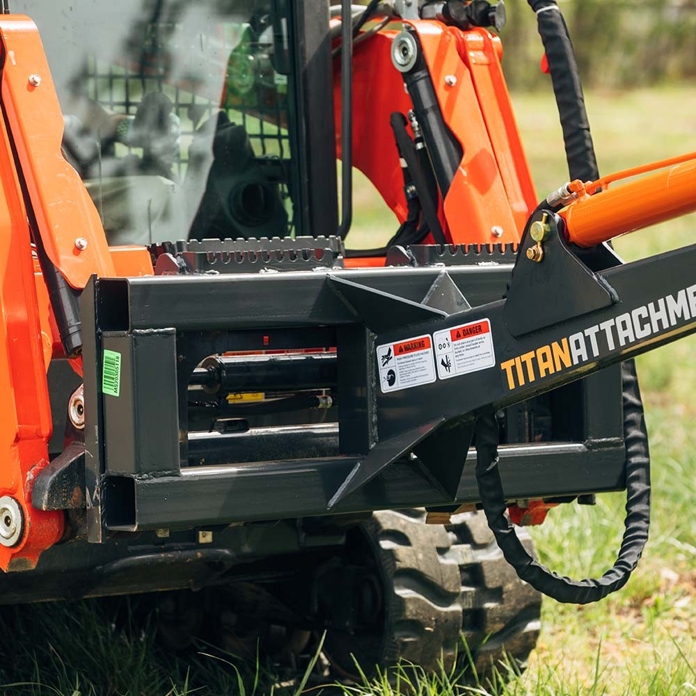 Titan Attachments Skid Steer Fronthoe 8″ Bucket, Excavator Attachment