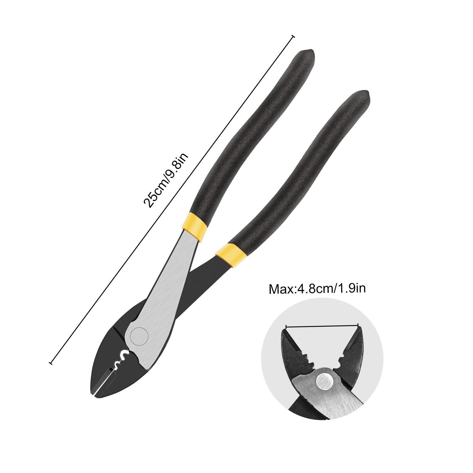 Wire Crimper Cutter Tool 10–22 AWG Heavy Duty Crimping Tool for Electrical Work