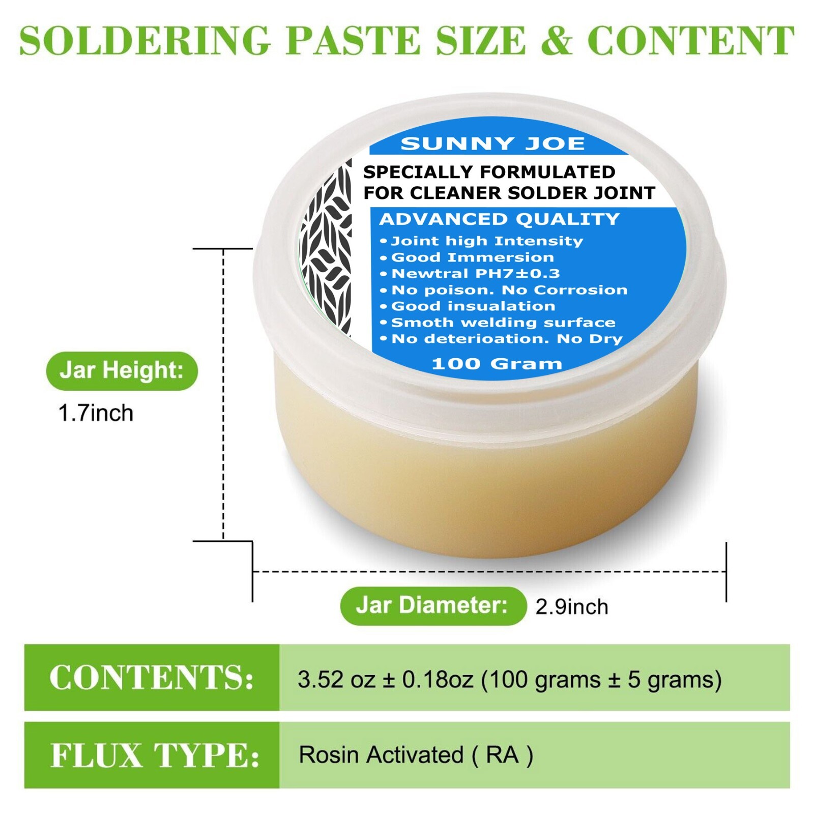 100g Soldering Flux Paste Solder Rosin Welding Grease Cream for Phone PCB Board