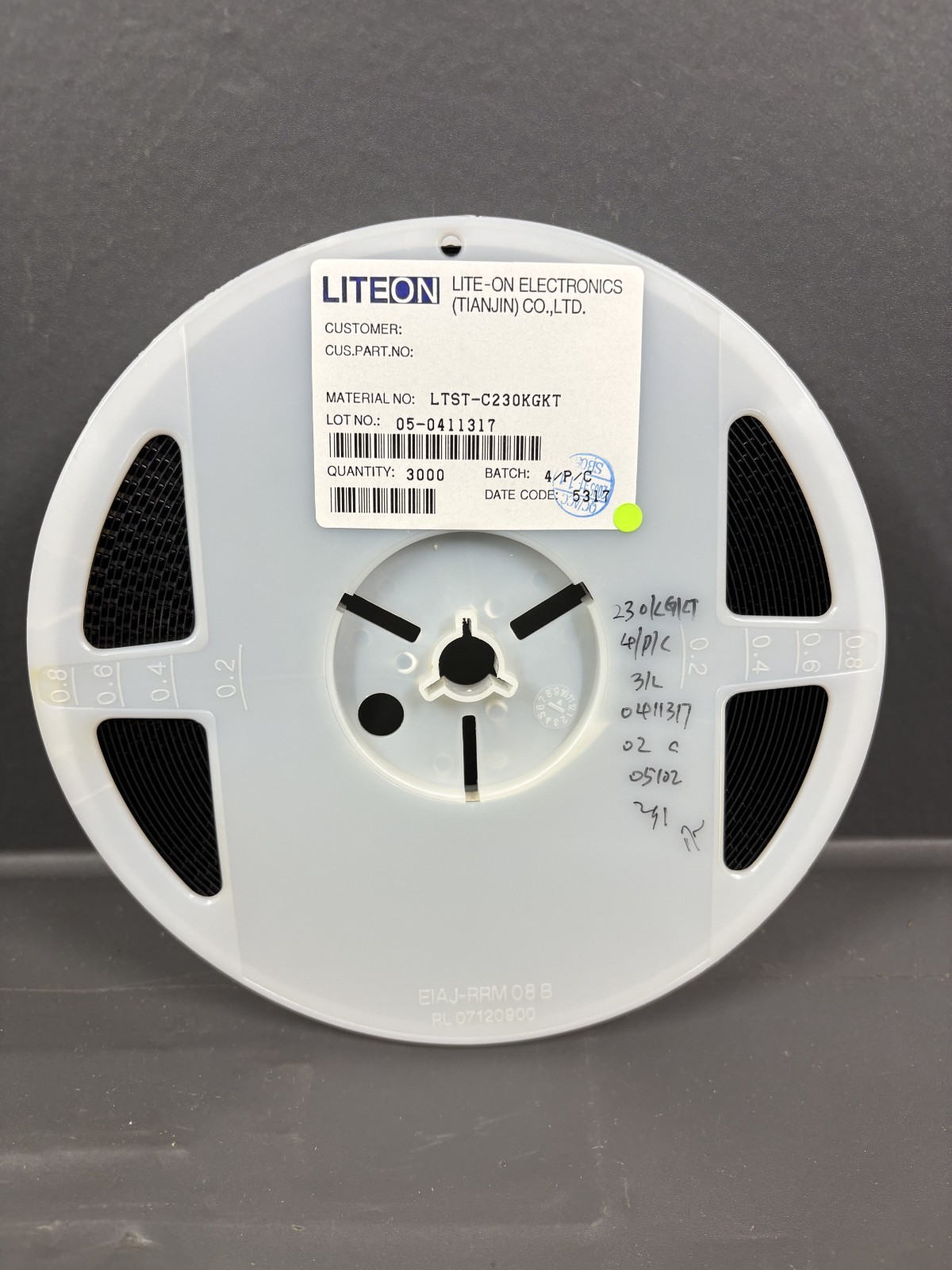 3000pcs Lite-On LTST-C230KGKT Green SMD LED Chip Tape Reel New
