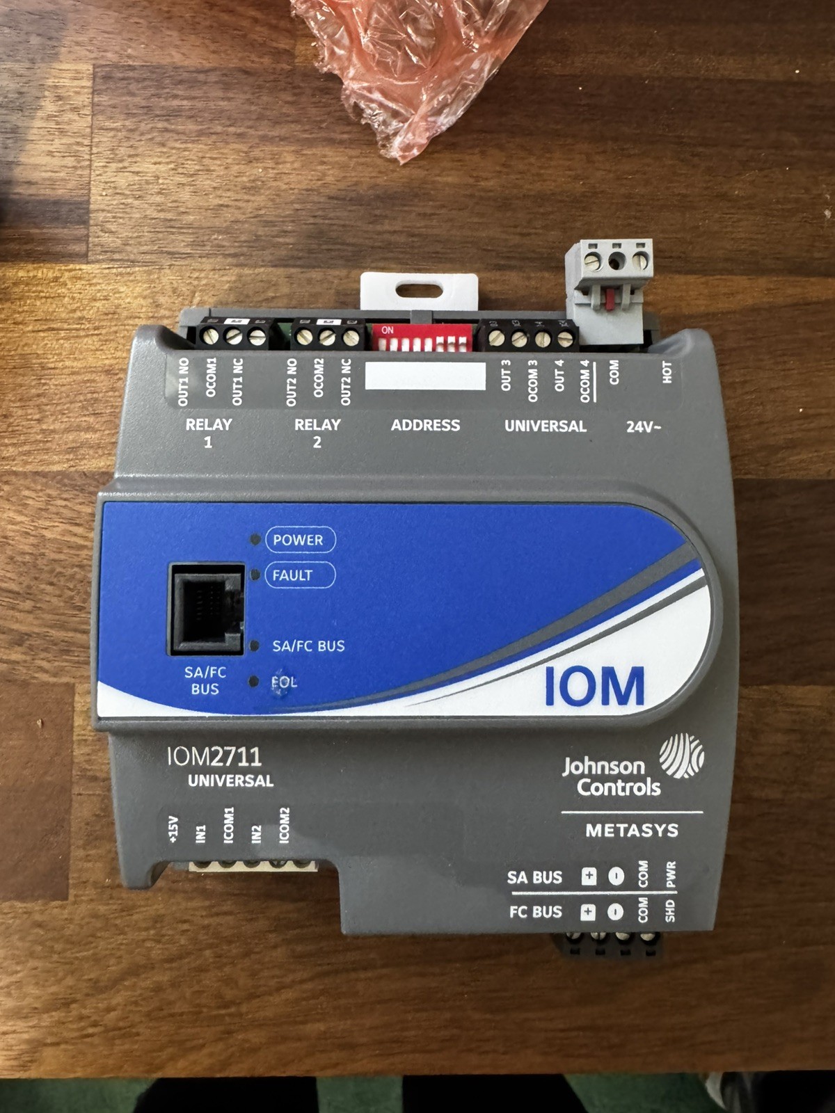 Johnson Controls MS-IOM2711-0 PLC Input/Output Module 6 point