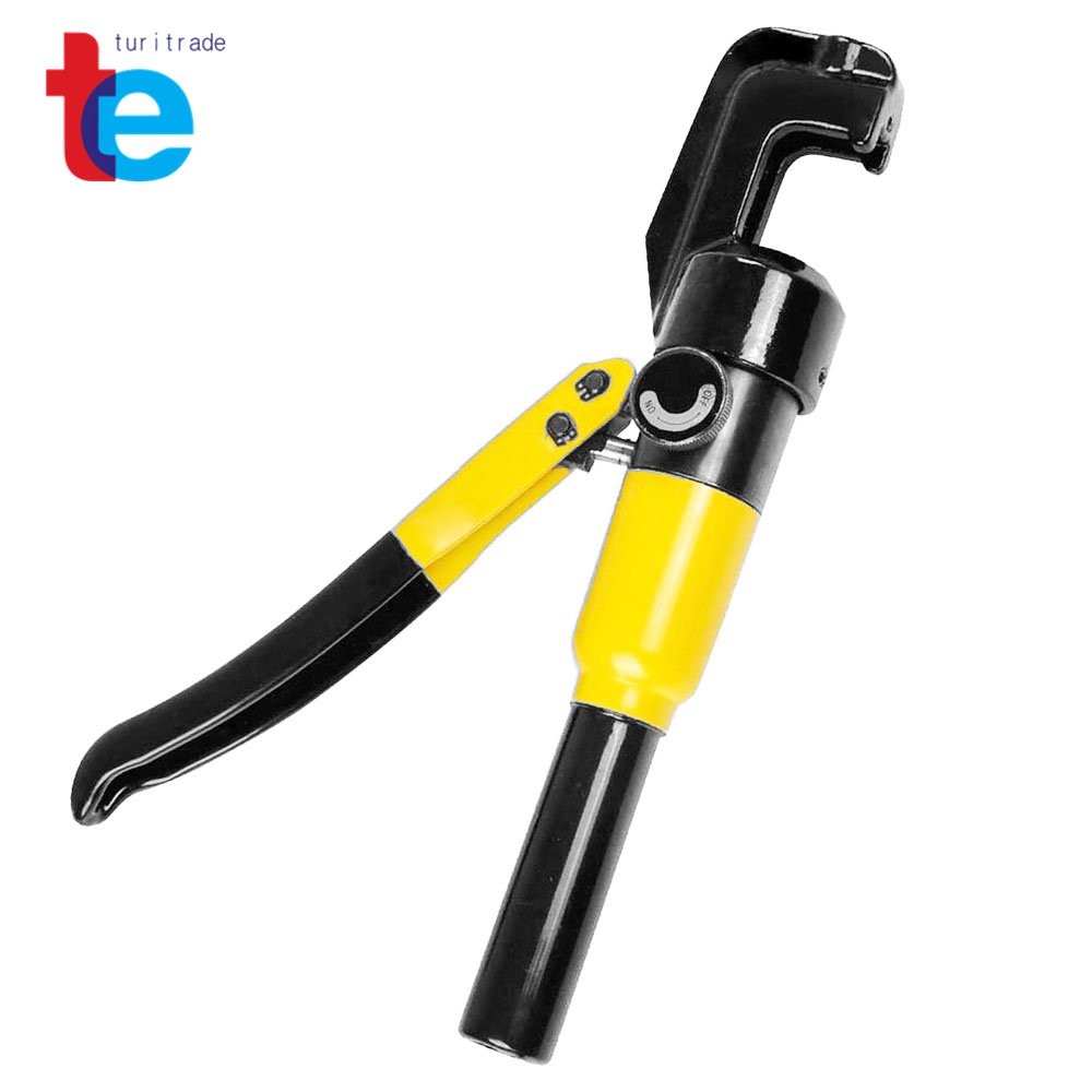10T Hydraulic Wire Battery Cable Lug Terminal Crimper Crimping Tool W/ Case US