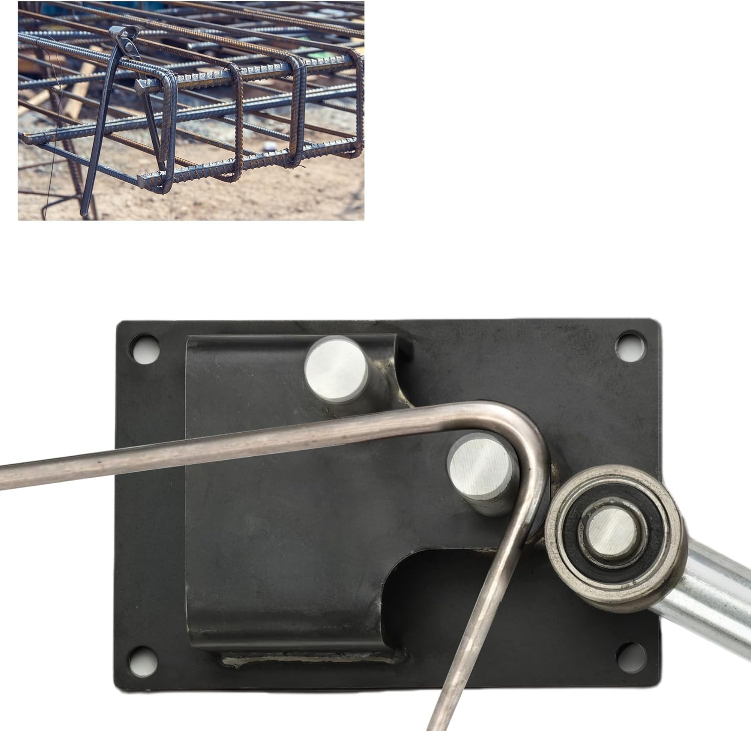 Heavy Duty Manual Rebar Bender,Bendable Diameter 4-14Mm Steel Rod,Industrial Met