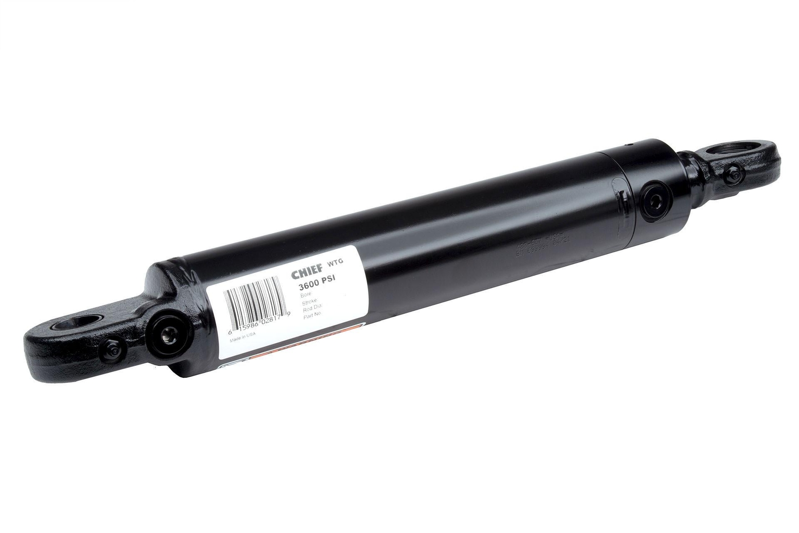 2 Bore x 10 Stroke Welded Hydraulic Cylinder Tang 1.125 Rod 1 Pin Chief