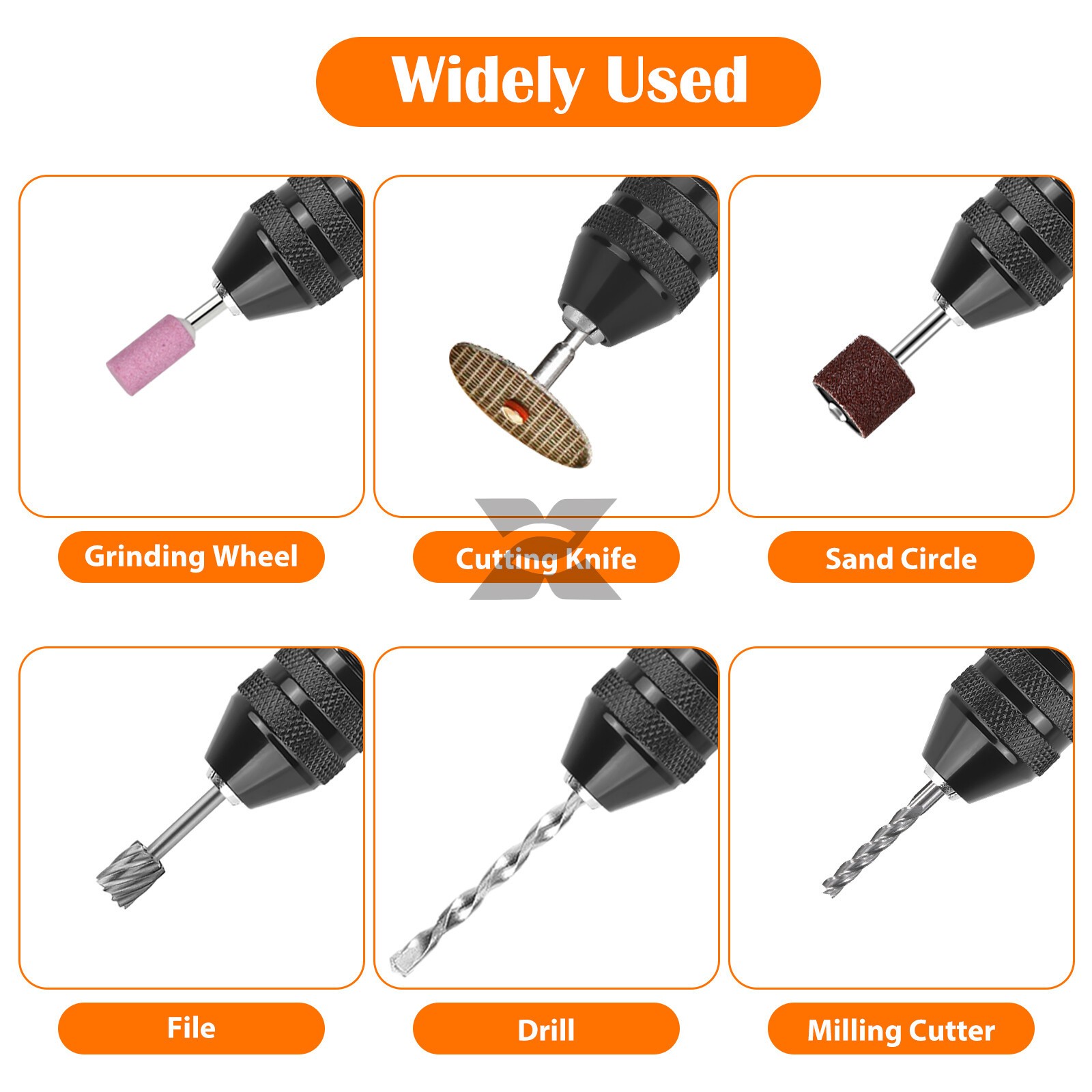 2x Keyless Chuck Conversion 1/4″ Hex Shank Adapter Drill Bit Quick Change Driver