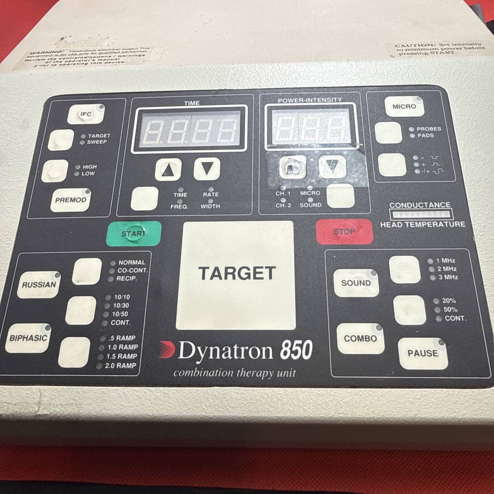 Dynatron 850 Combination Therapy Unit Ultrasound Generator DRF 100 Chiropractic