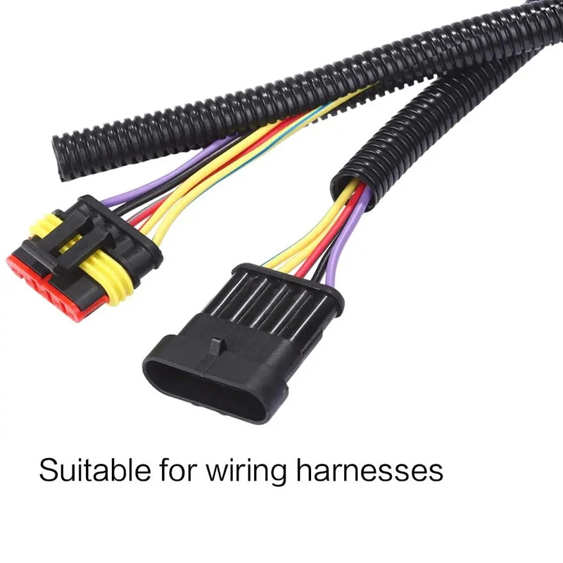 Length 3/6/15Meters OD7/10/13/15/18/21/25/28mm Split Wire Loom Conduit