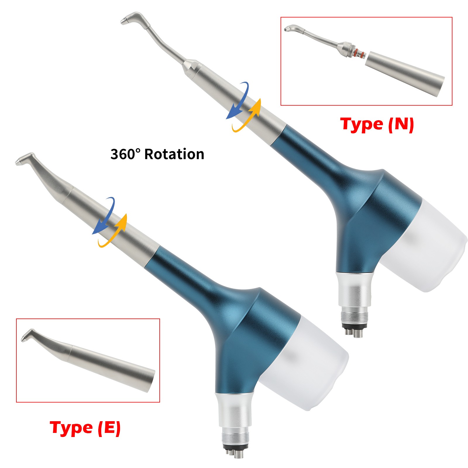 4 Holes N/E Type Dental Air Prophy Handpiece