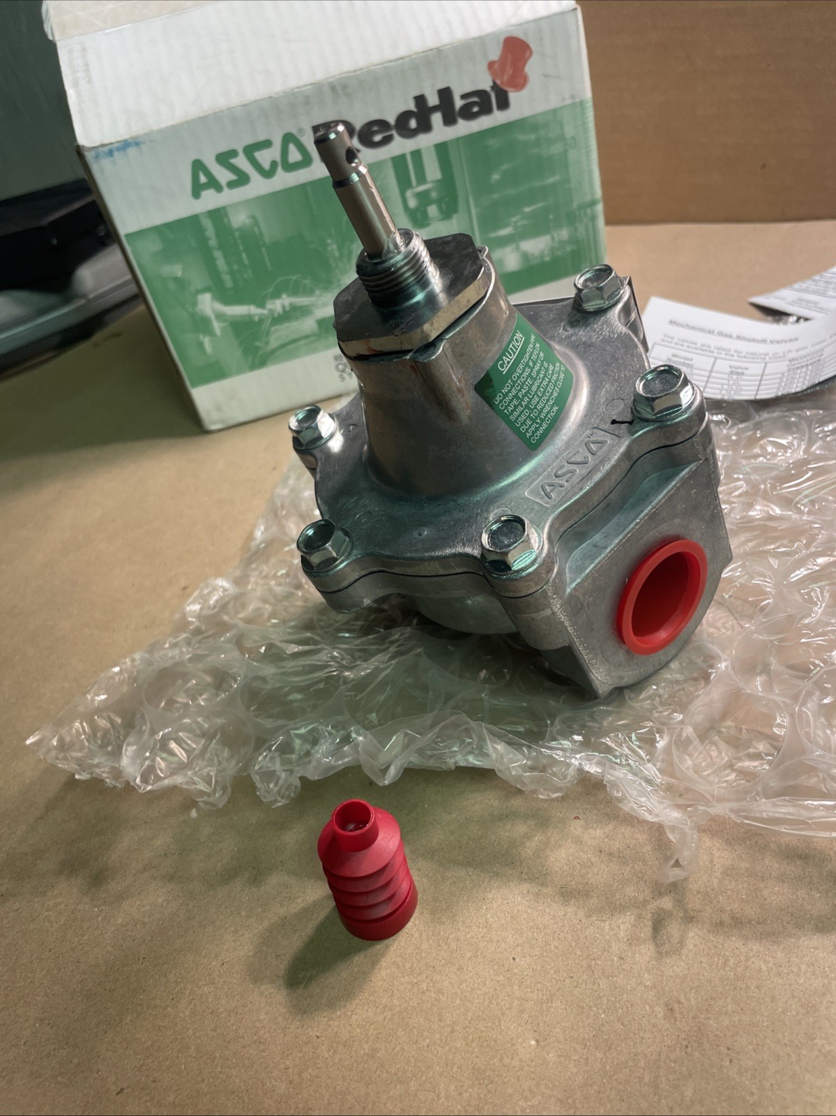 Asco RedHat HV2165852 2Way Release Valve 1″ NPT Natural LP Gas Buckeye BFGV-100