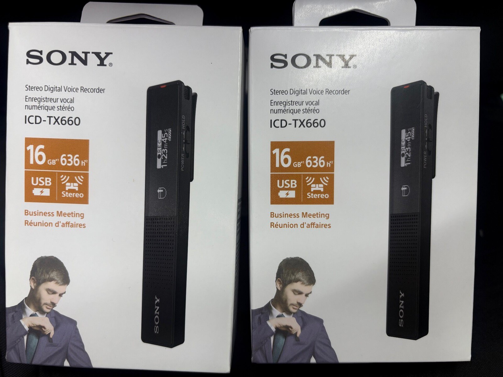 Sony ICDSony ICD-TX660 16GB Ultra-Slim Digital Voice Recorder – USB-C NEW！