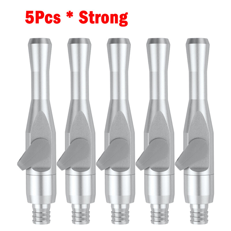 5*Dental Saliva Ejector Suction Tips Adaptor Valve HVE/SE Universal Strong/Weak