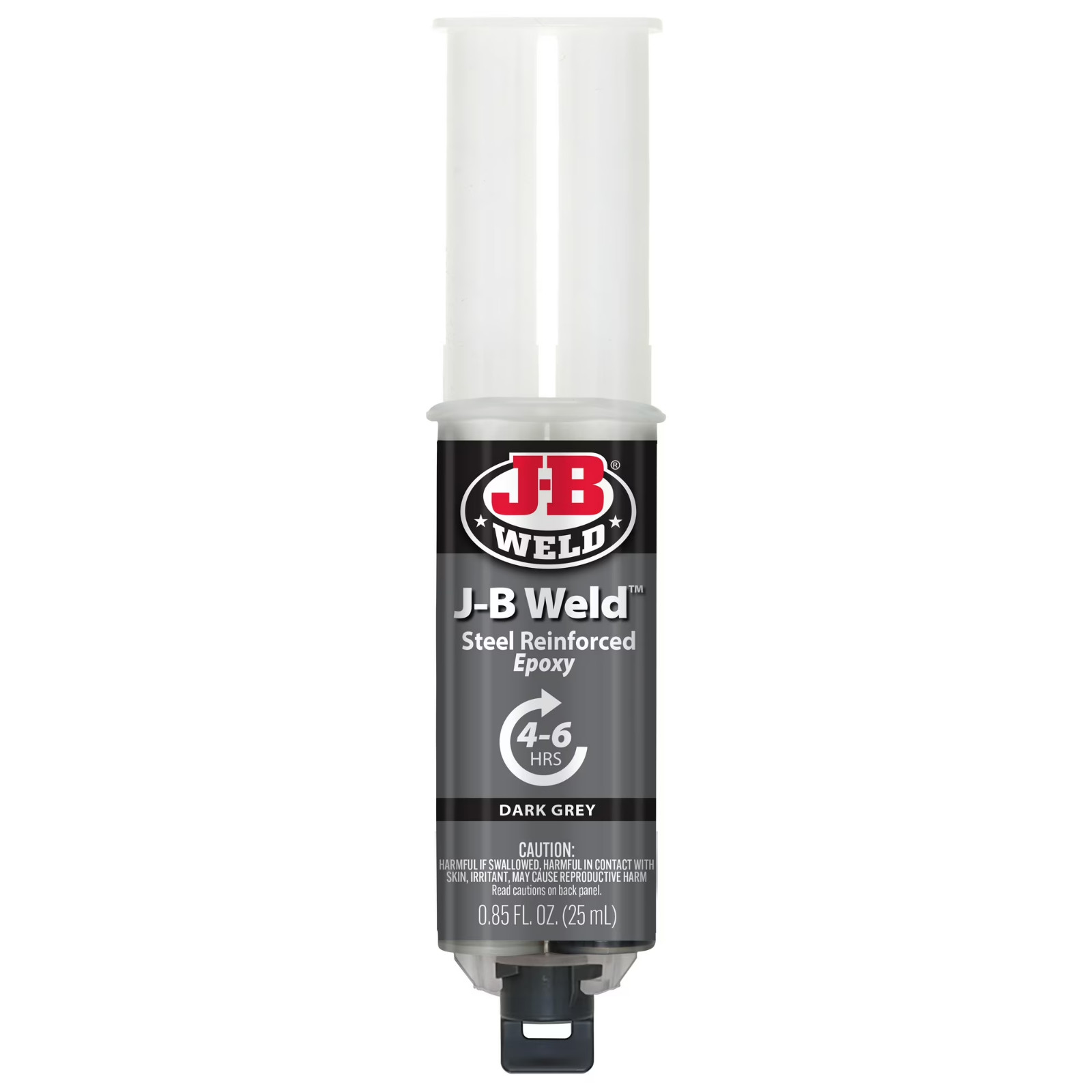 J-B Weld Original Steel Reinforced Epoxy Syringe, High Strength, 2 Pack, Dark