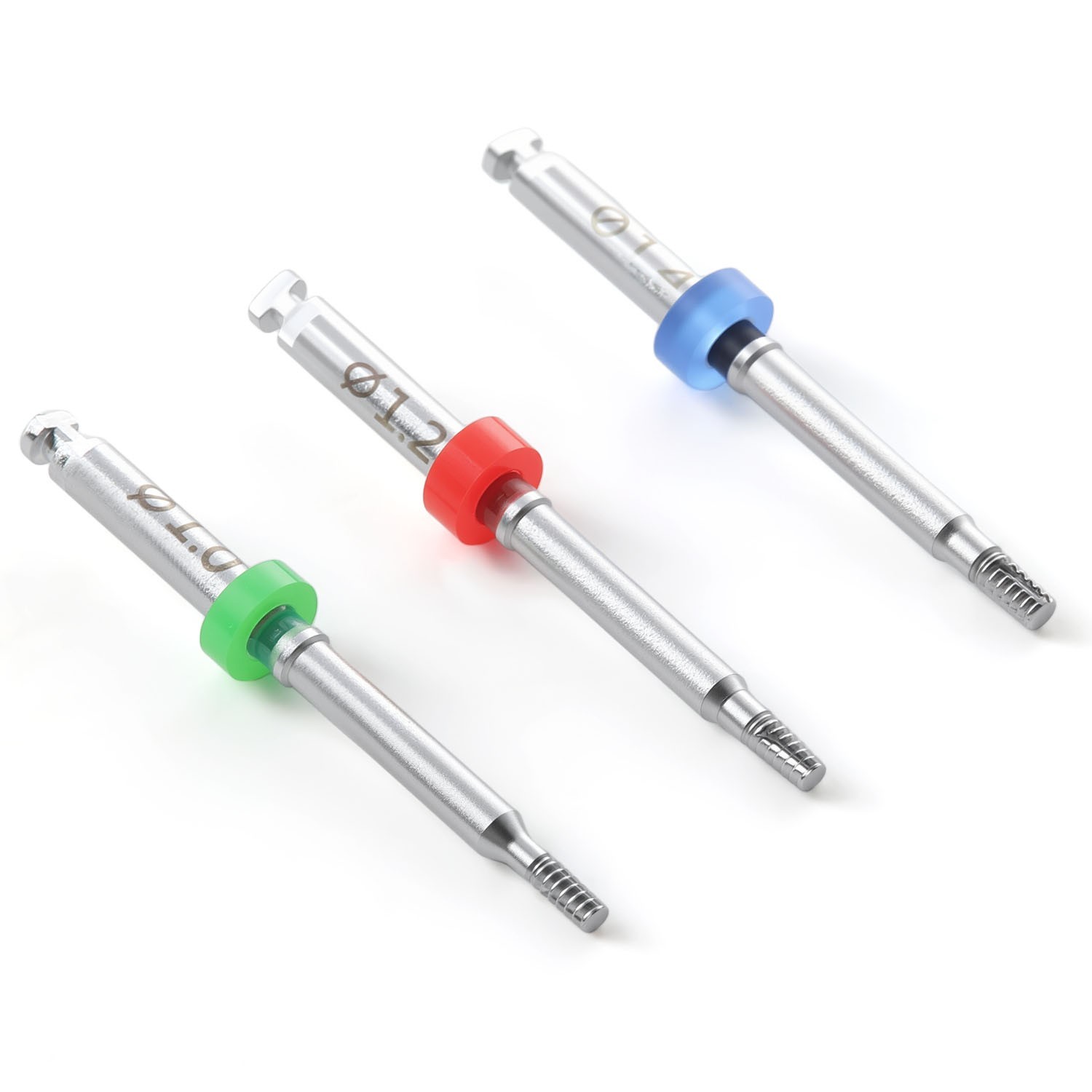 Kit extractor de tornillos rotos de implante dental, instrumental quirúrgico con