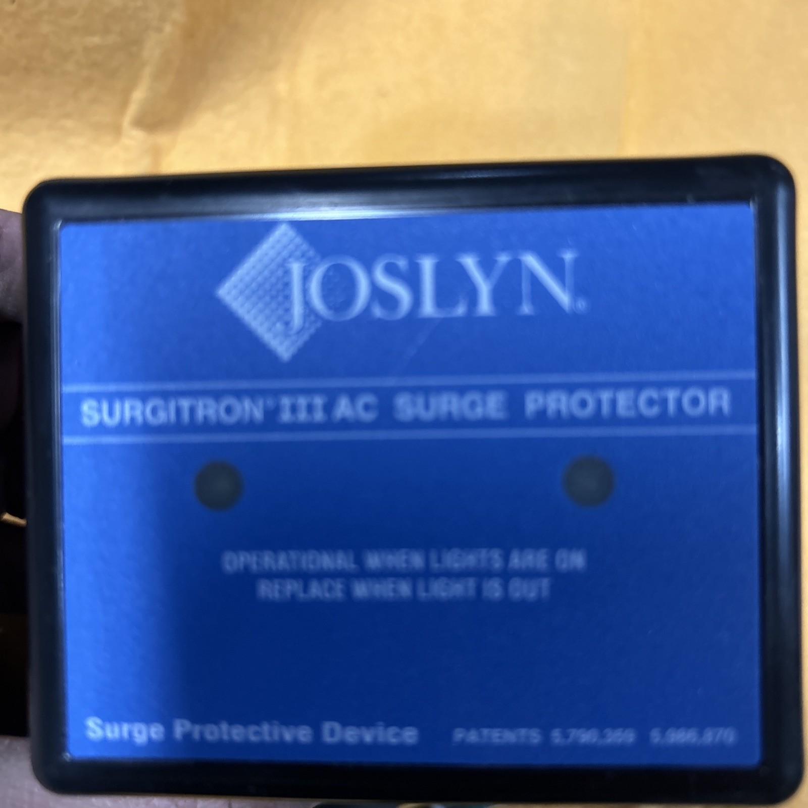 Joslyn Surgitron III AC Surge Protector 120/240 Volt 100 KA