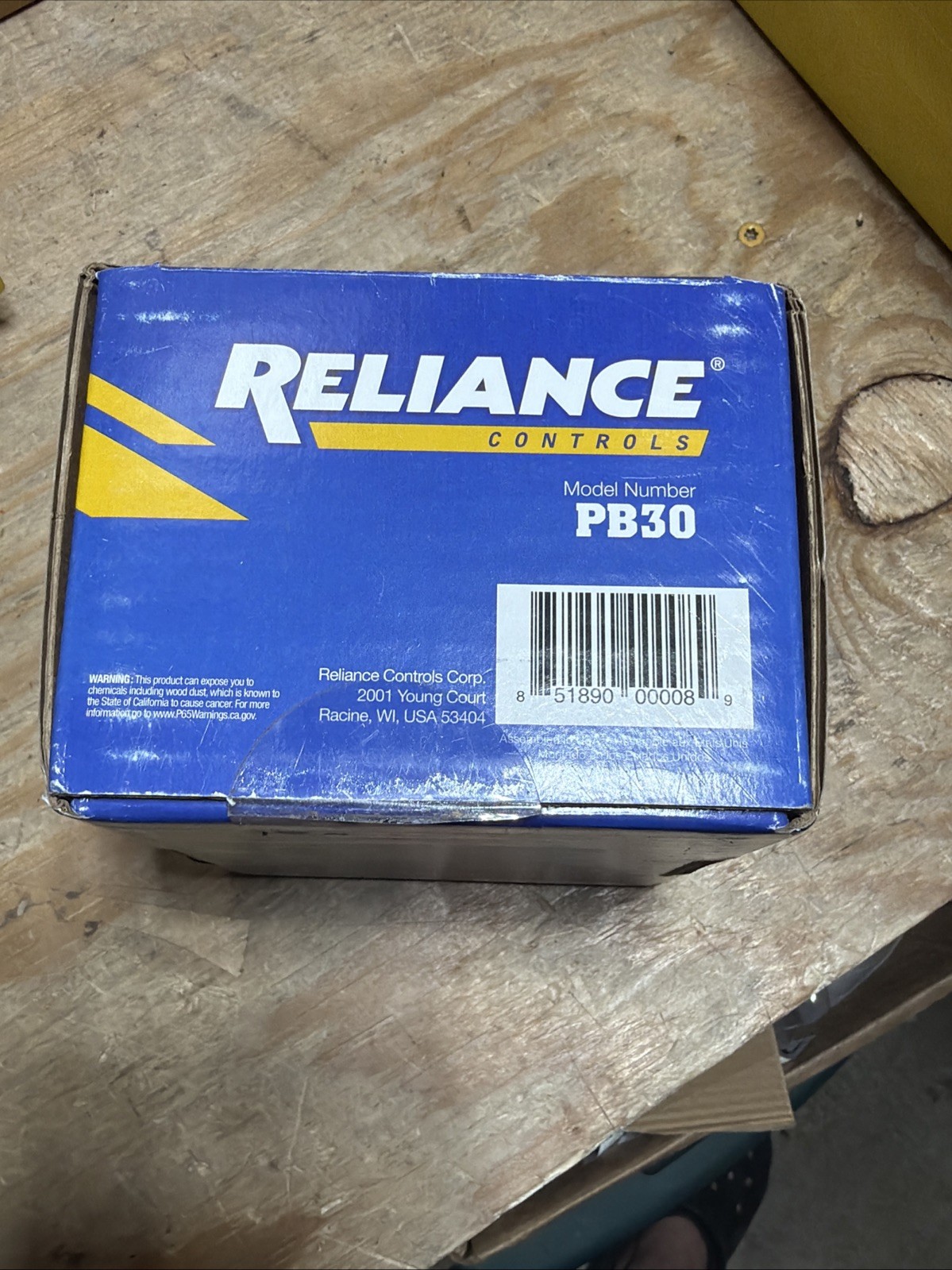 Reliance Controls PB30 30-Amp Power Inlet Box for Portable Generators – Open Box
