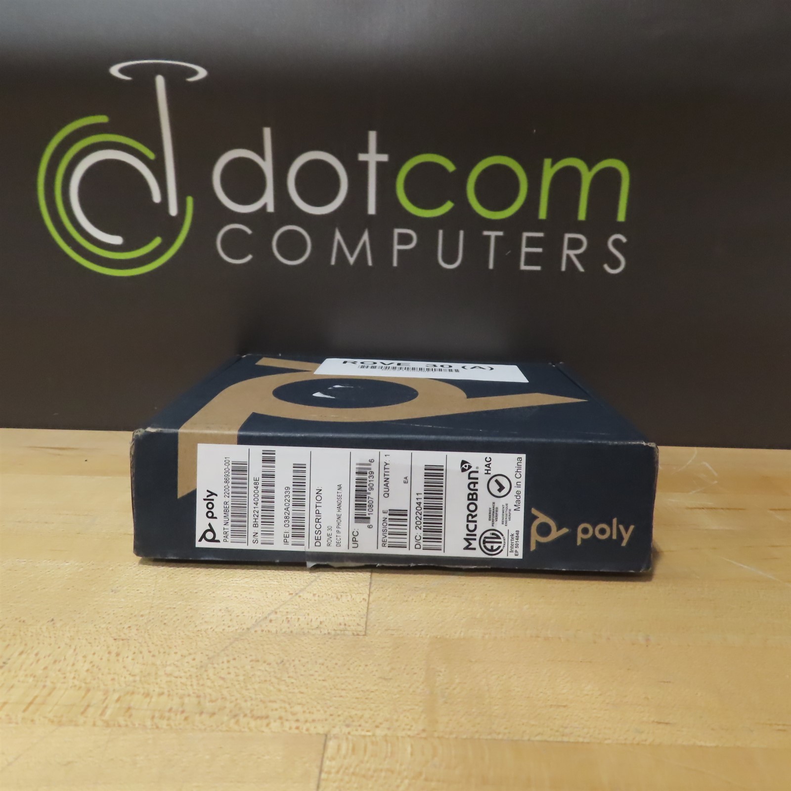 Polycom Rove 30 Dect IP Phone AC Pwr 2200-86930-001 New Charging Stand Blue POLY