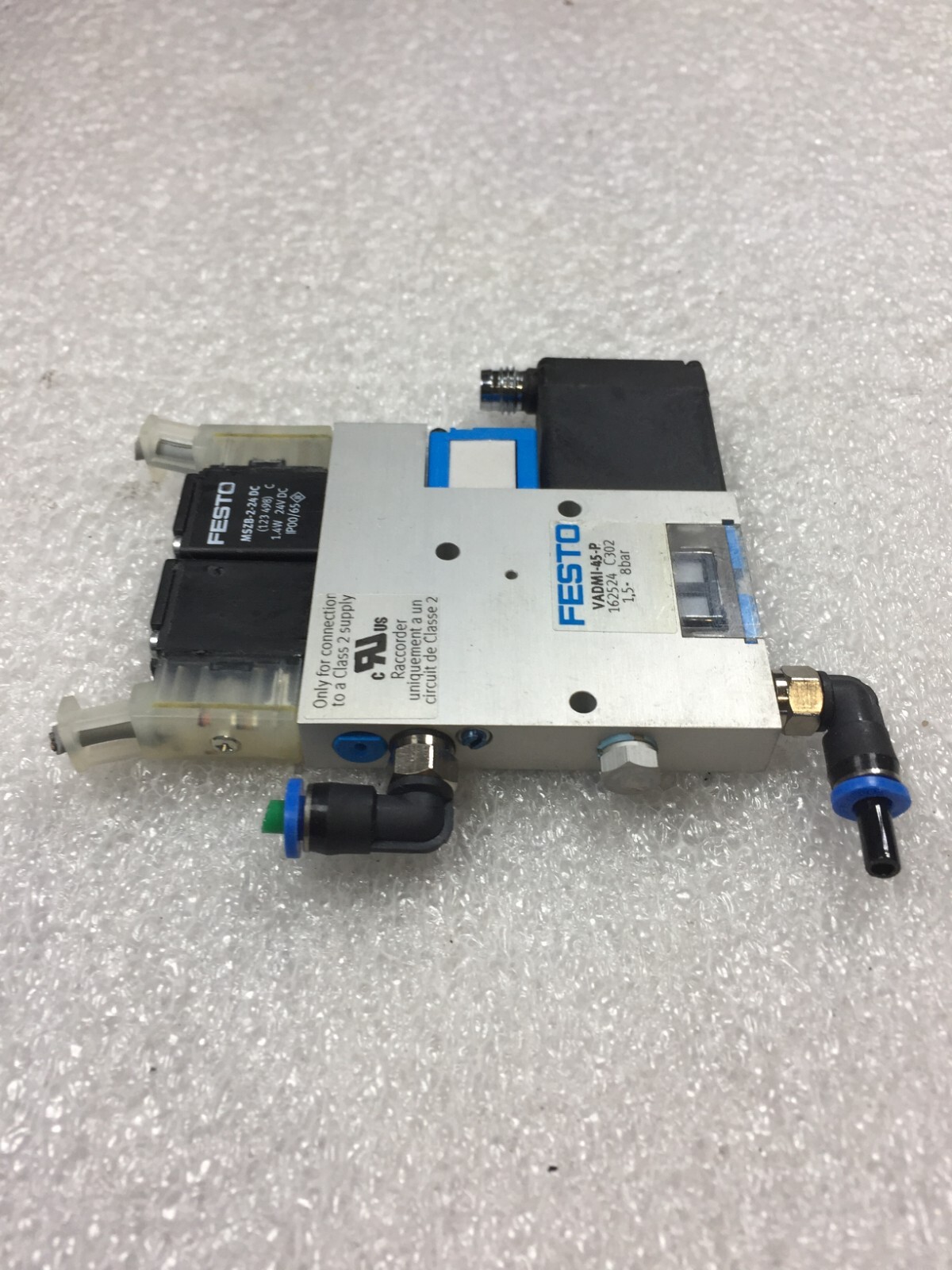 FESTO 162524 VADMI-45-P D902 1.5 8BAR Vacuum Generator FREE SHIPPING