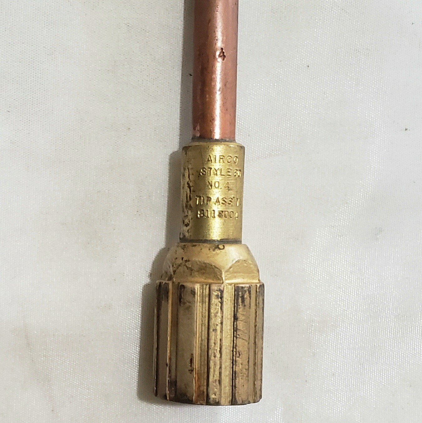 Airco Size 4 Style 80 Brazing Welding Torch Tip Fits 800 Series Handles Concoa