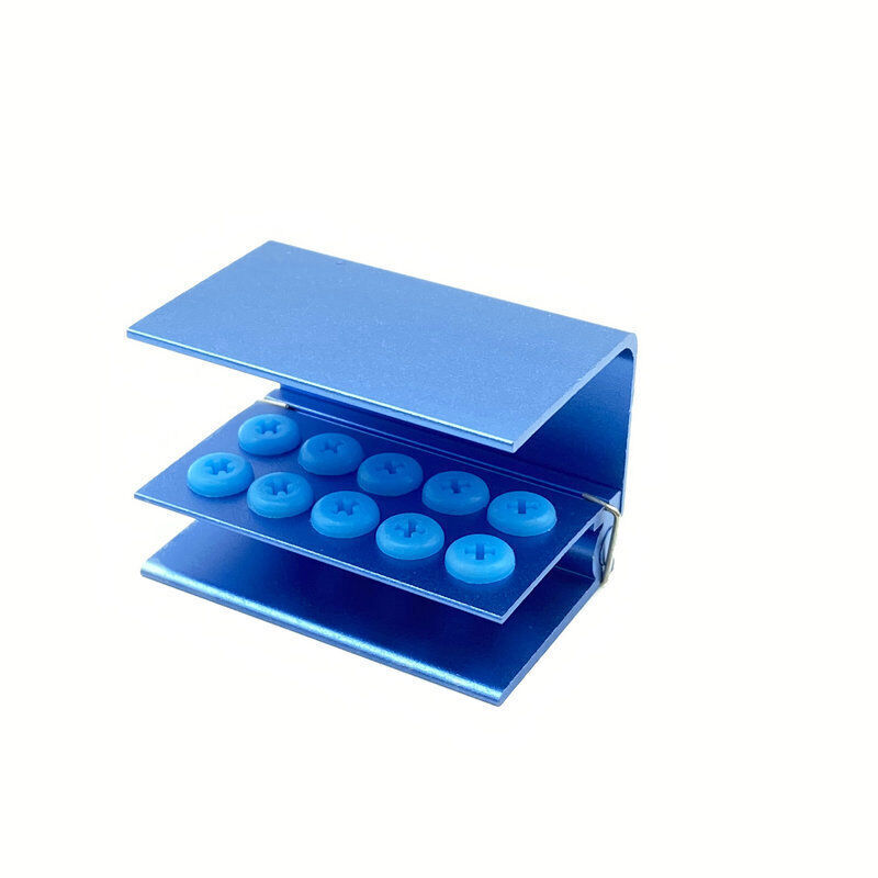10/16/24 Hole Dental Burs Block Holder Disinfection Case For High Low Speed Burs