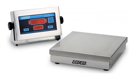 Doran 7100XL/15 Stainless Steel Bench Scale, 15″x15″ Platform, 100 lb x 0.02 lb