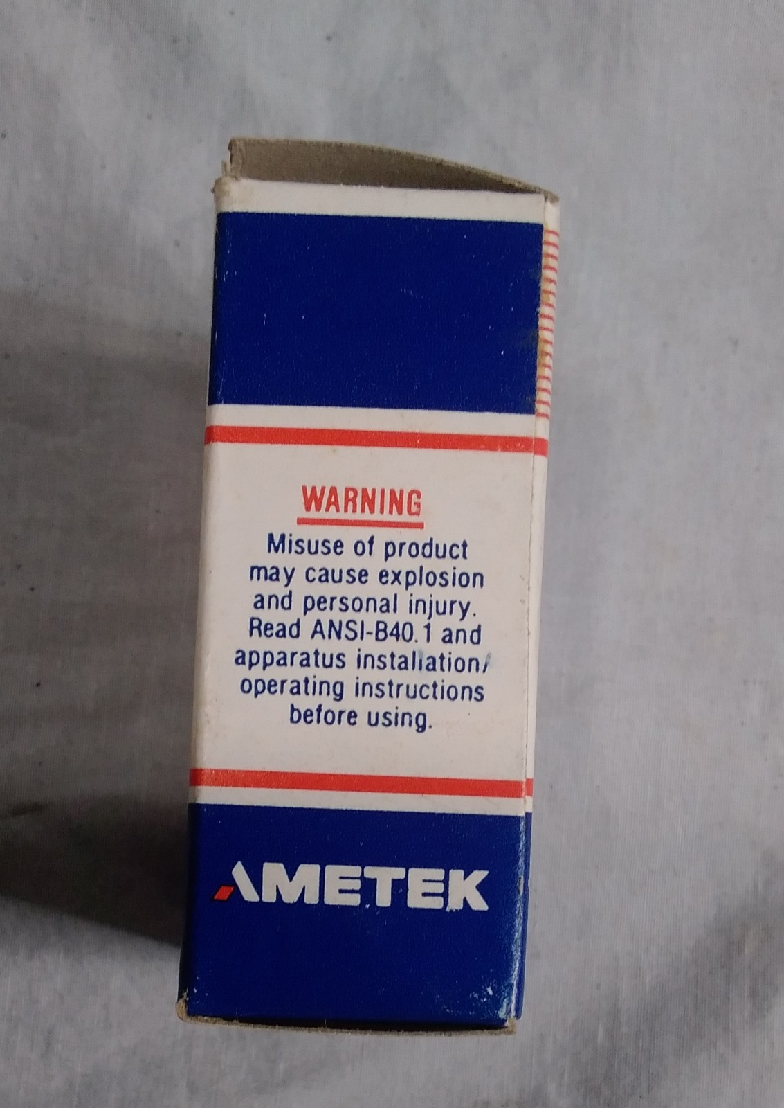 USG AMETEK 0-60 PSI 2″ DIAL 1/4″ NPT PIPE PRESSURE GAUGE