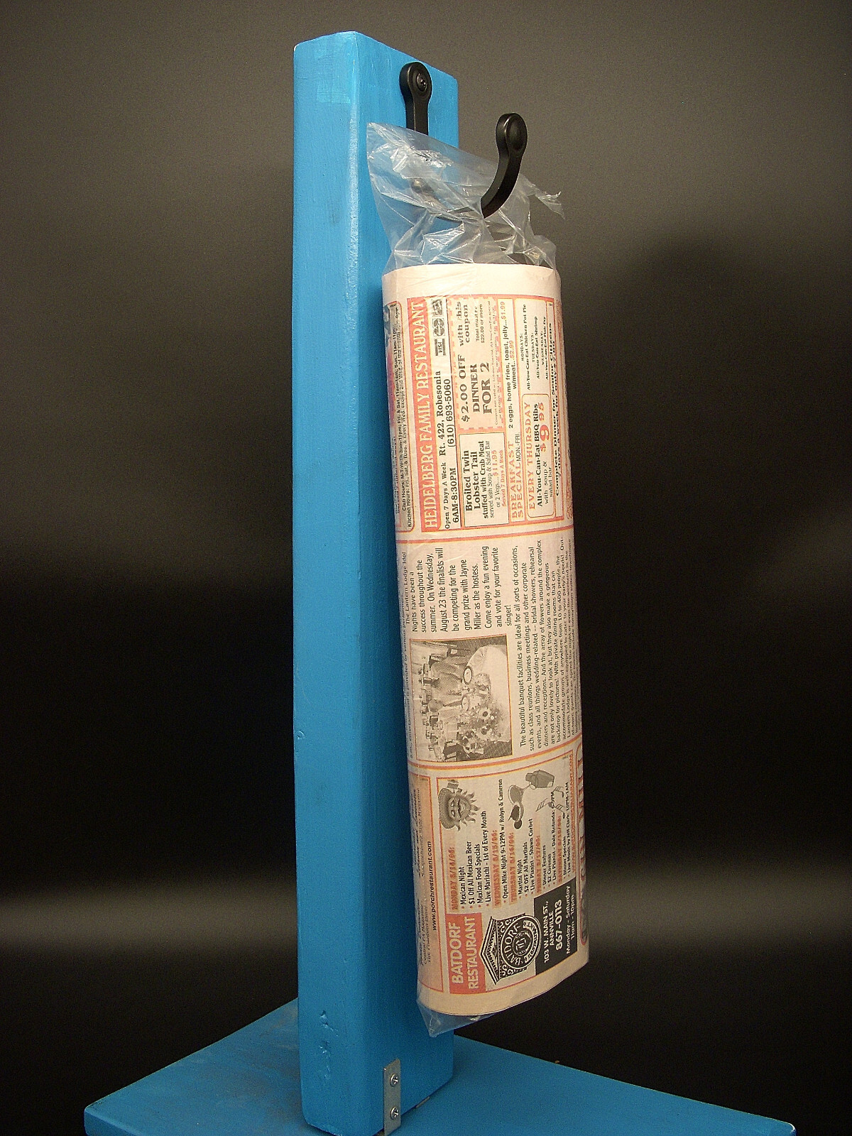 100 DOORKNOB Bags 5.5 X 16 Clear .4 MIL Plastic Hanging Newspaper PROMO Flyer