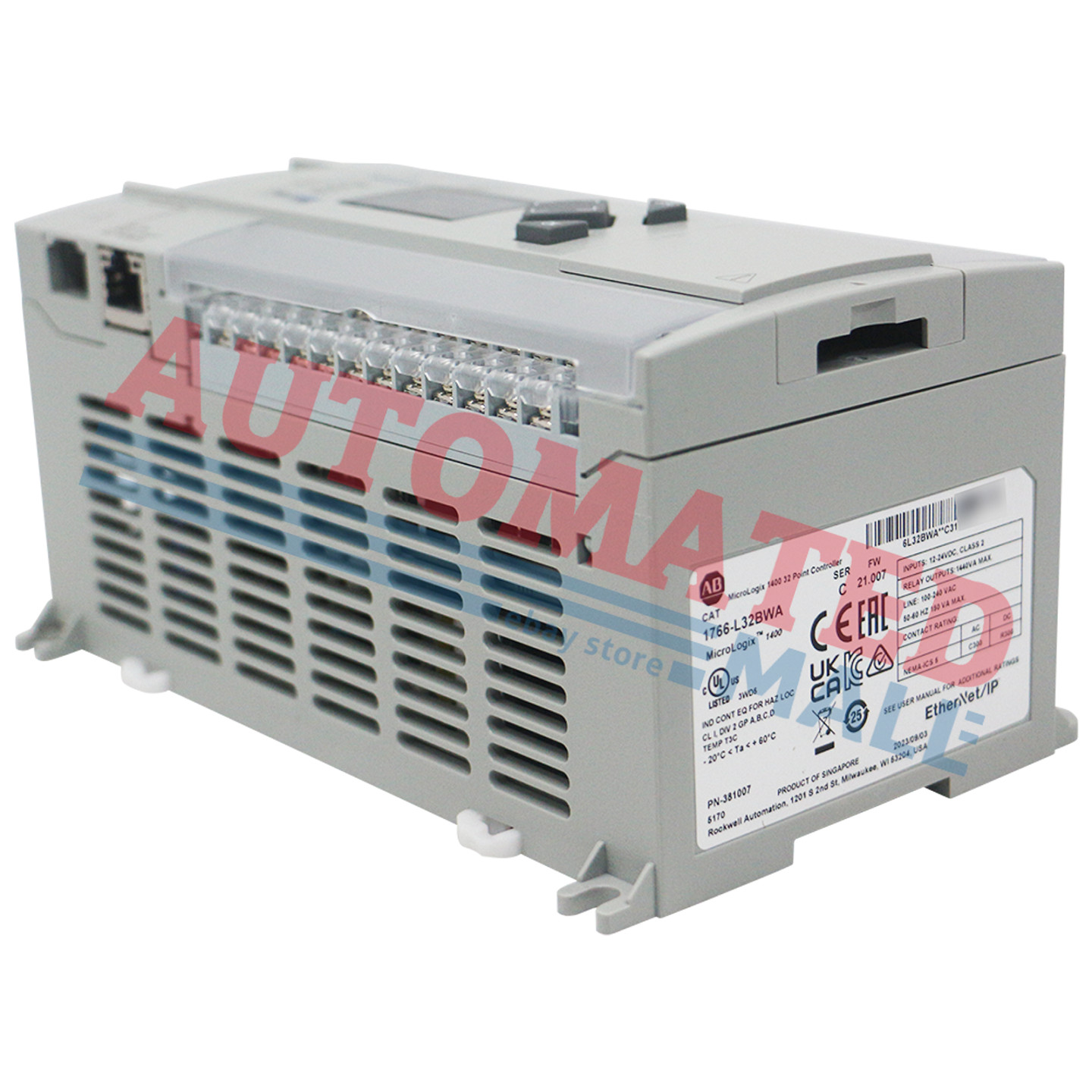Allen Bradley New Sealed 1766-L32BWA MicroLogix 1400 32 Point Controller