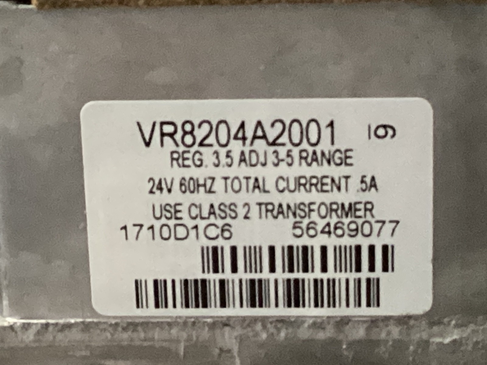 Honeywell VR8204A2001 Spark Ignition Gas Valve (NG)