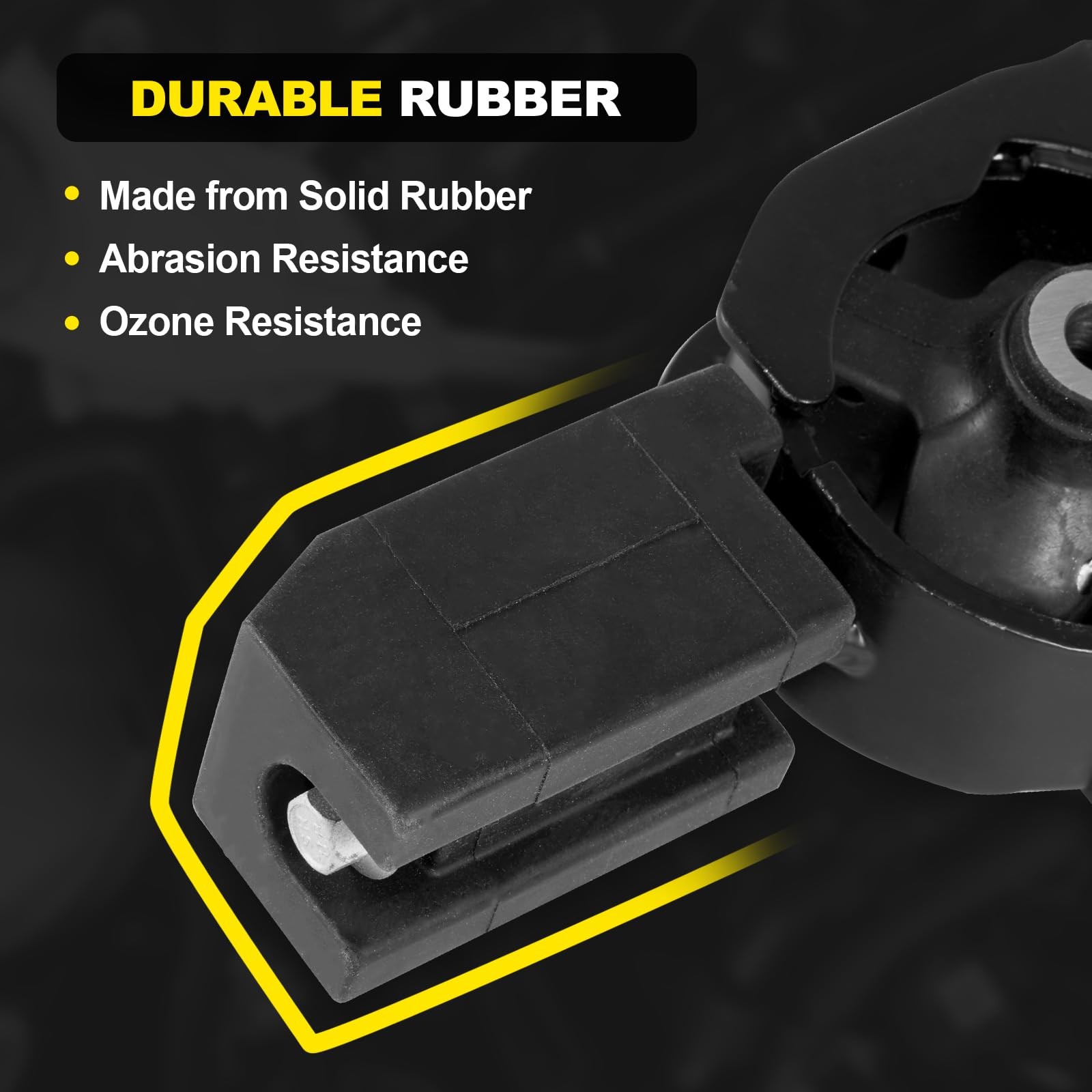 (Genuine OE Quality) Engine Motor Mount Set Compatible with 2003-2008 Black