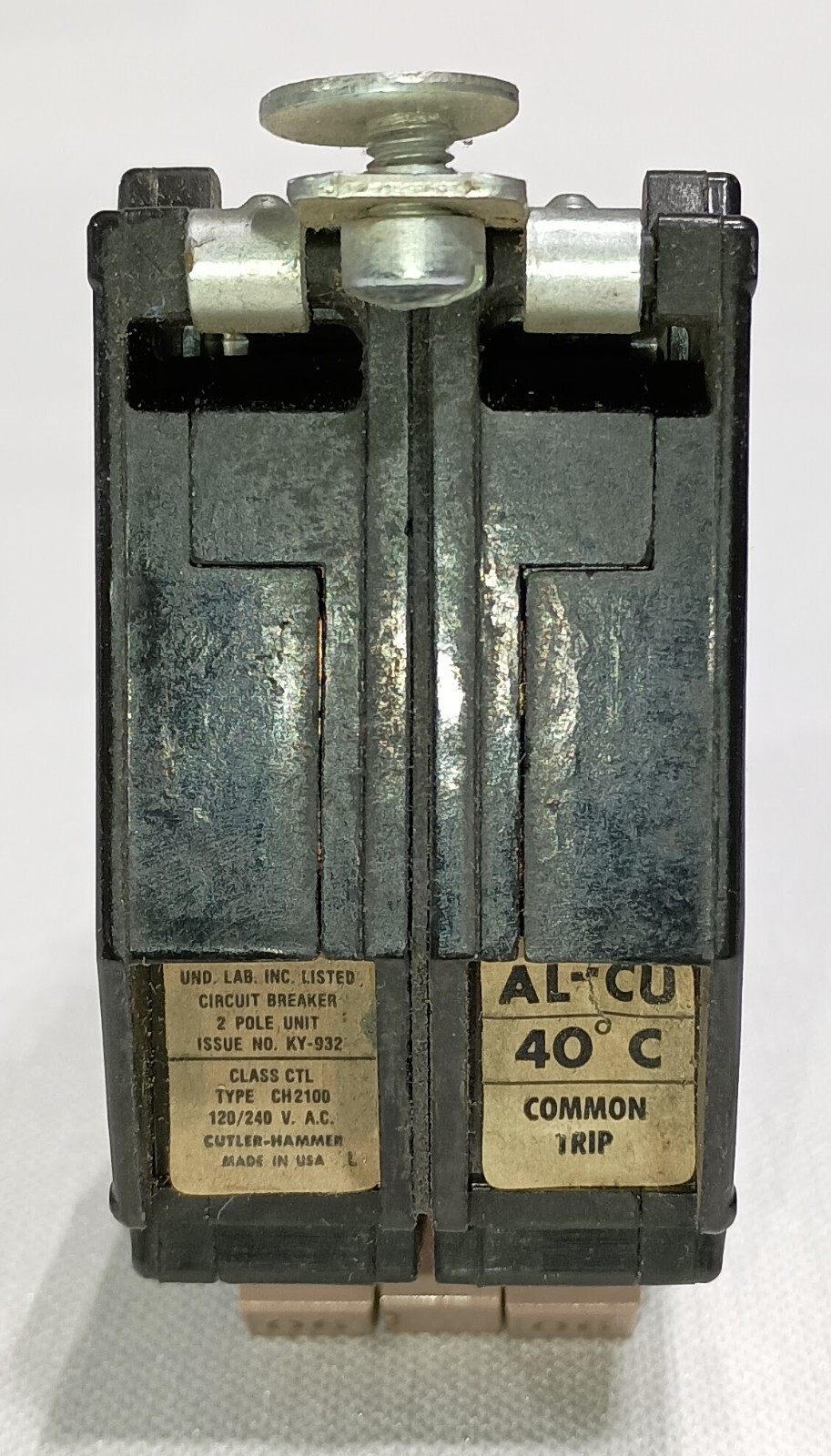 Cutler Hammer 90A CH290 Long Type CTL Main Circuit Breaker 2-Pole #1 CU or AL
