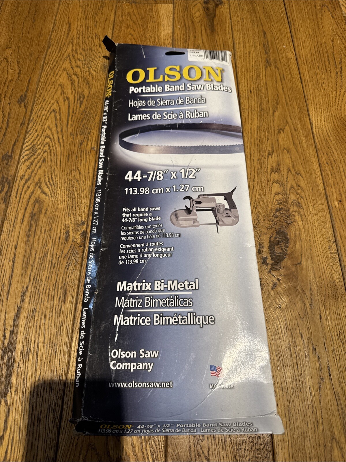 Olson Matrix Bi-Metal 18TPI Portable Band Saw Blade in Box