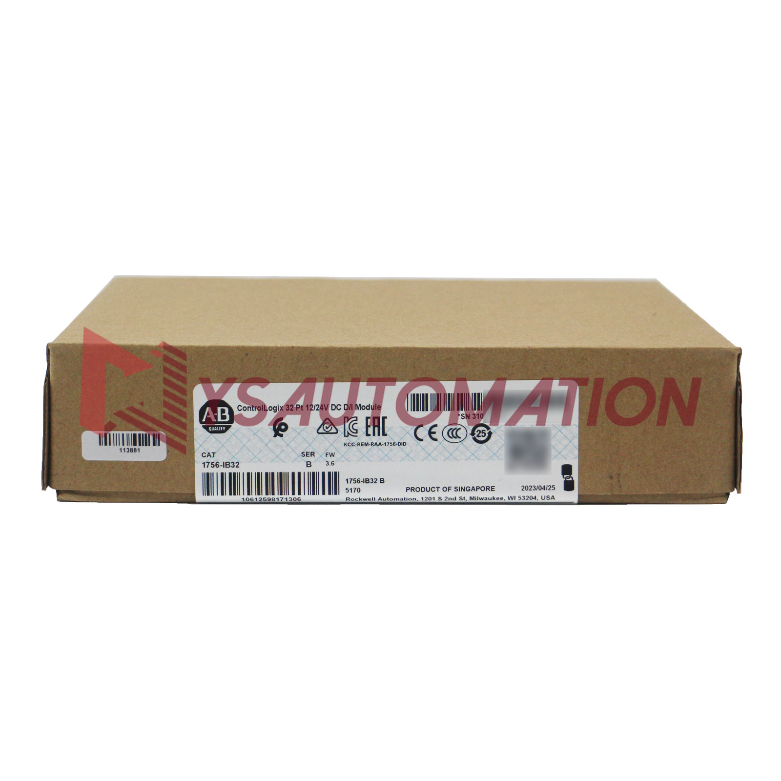 New Allen-Bradley 1756-IB32 ControlLogix 32 Pt 12/24V DC D/I Module