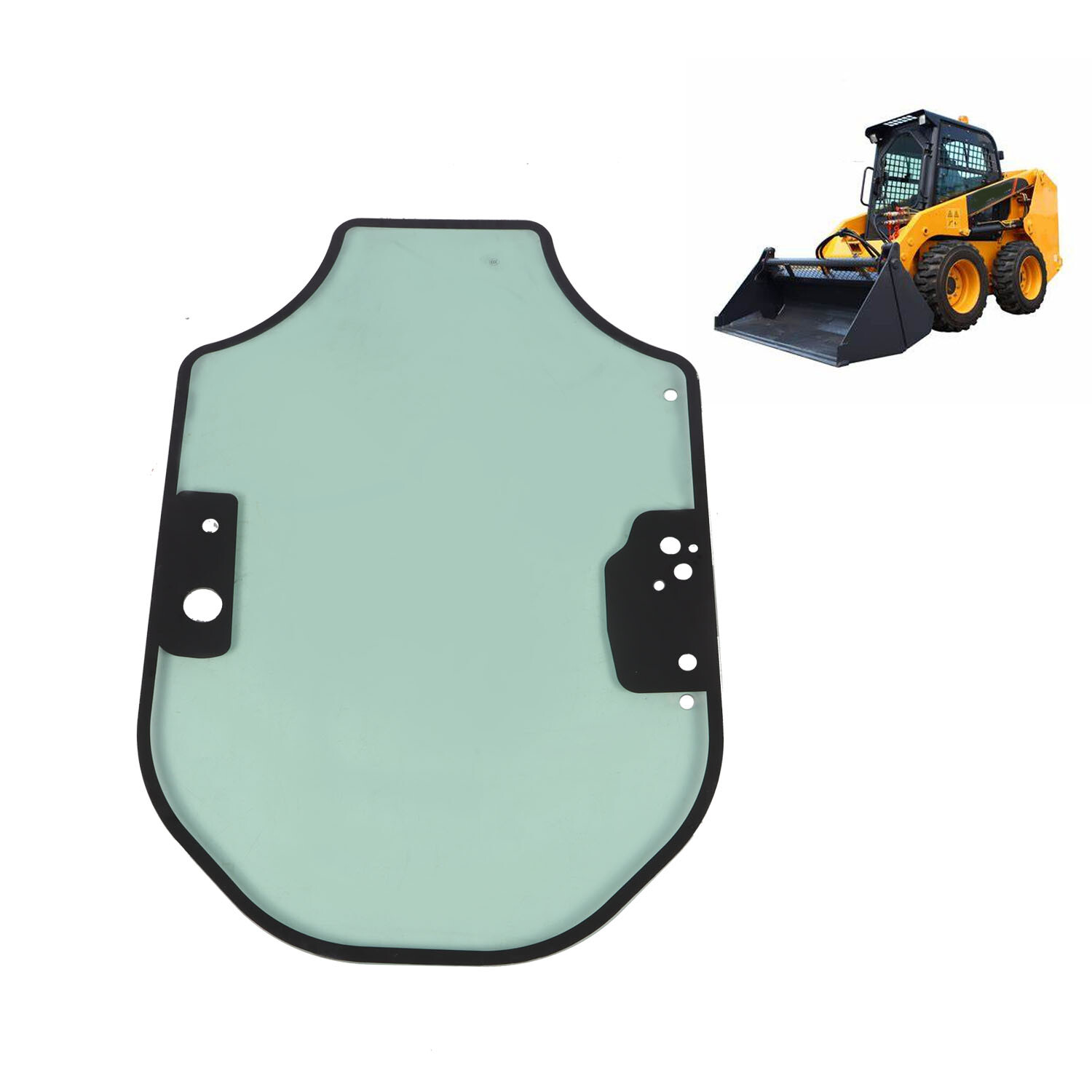 345-6230 Cab Glass Door For Caterpillar Skid Steer 299D3XHP, 262D3, 279D3, 259D