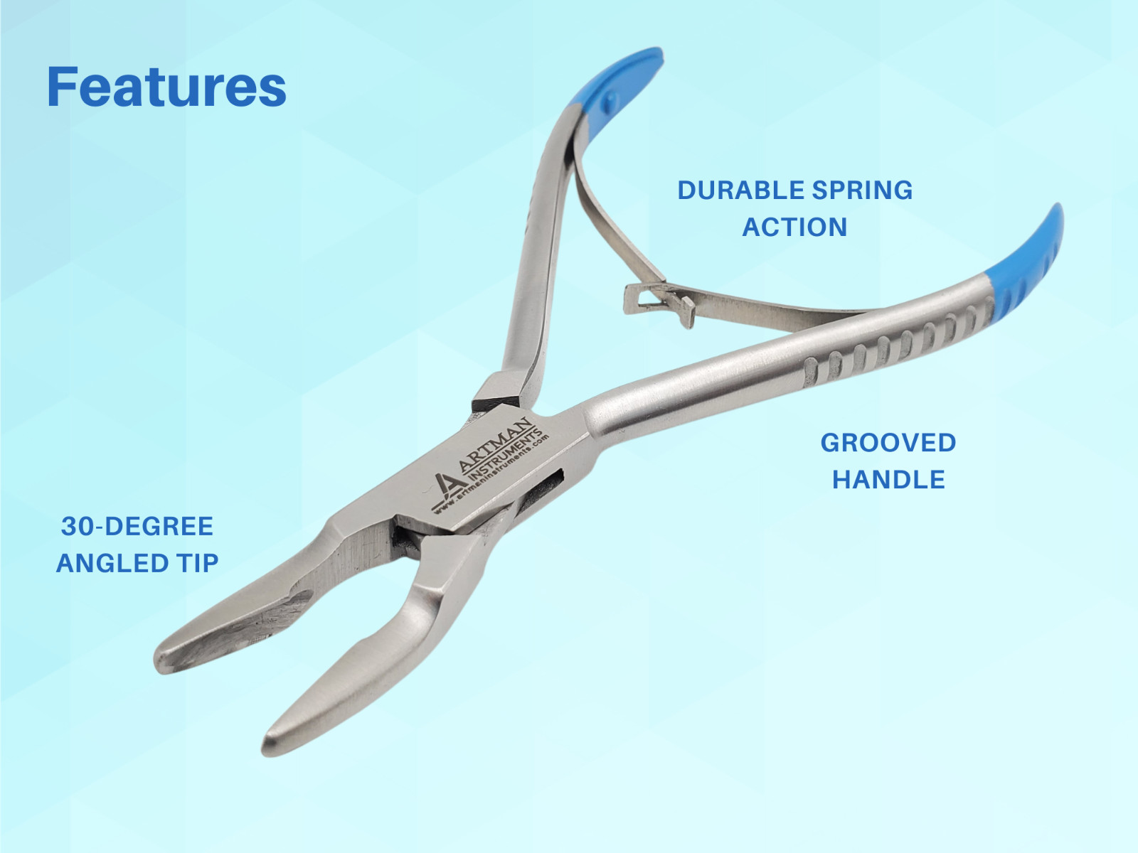 Bone Rongeur 45 Degree 6 Inch Surgical Dental Instruments ARTMAN