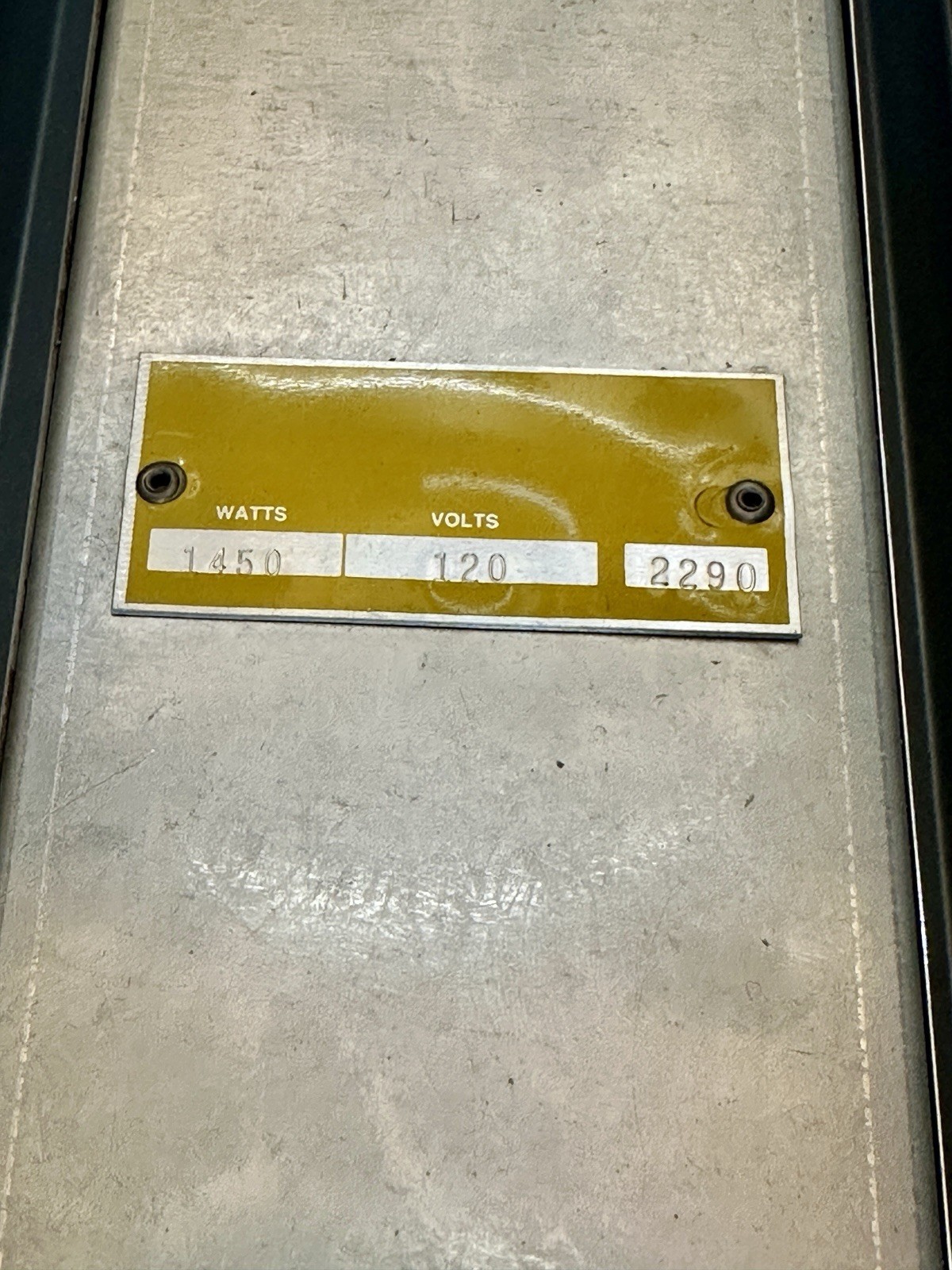 Fostoria FSA-1412-1 Sun-Mite Infrared Heater 1450W 120V 1PH 04889002