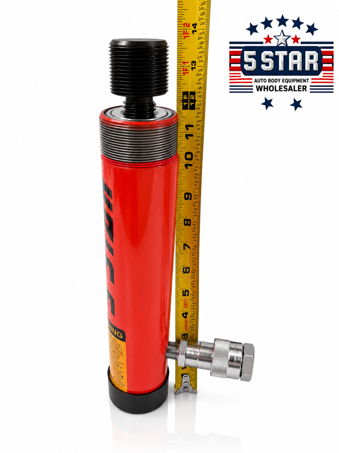 10 Ton 6″ Stroke Hydraulic Ram Single Acting
