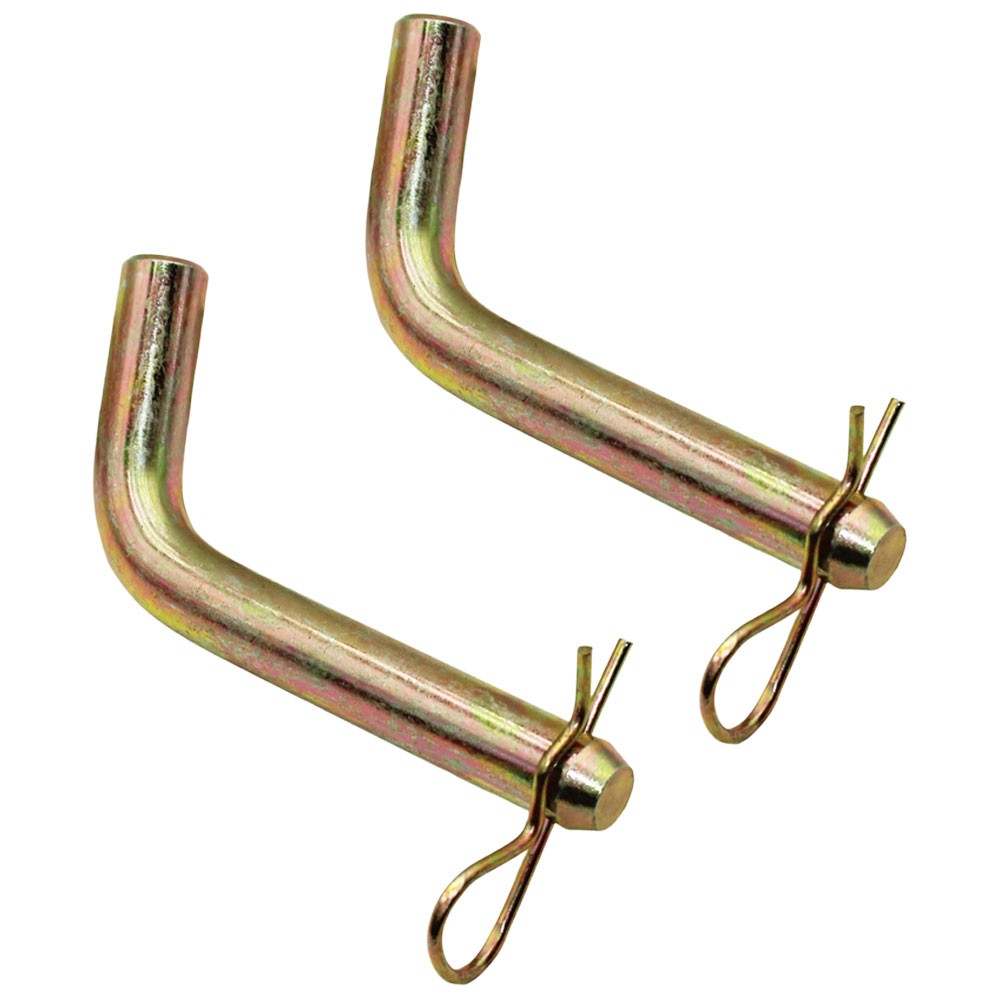 Two (2) Universal Tractor Bent Hitch Pins 3″ Long Fits John Deere 1/2″ Diameter