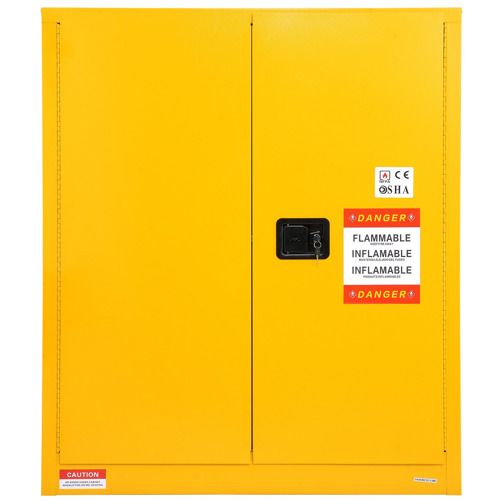Uimoso Flammable Safety Cabinet Liquid Storage 30 Gal 43.1×18.1×50.1 in Cabinet