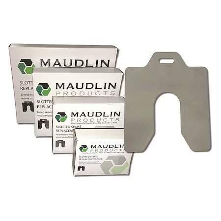Maudlin Products Msc050-10 Slotted Shim C-4 X 4″ X 0.050″, Pk10