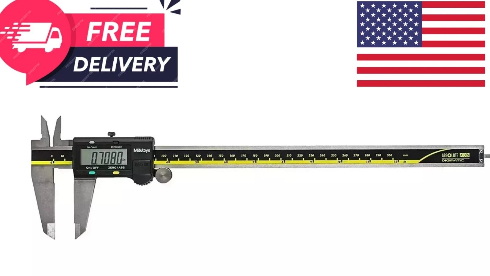 Japan 500-193-30 300mm/12″ Digital Digimatic Vernier Caliper US