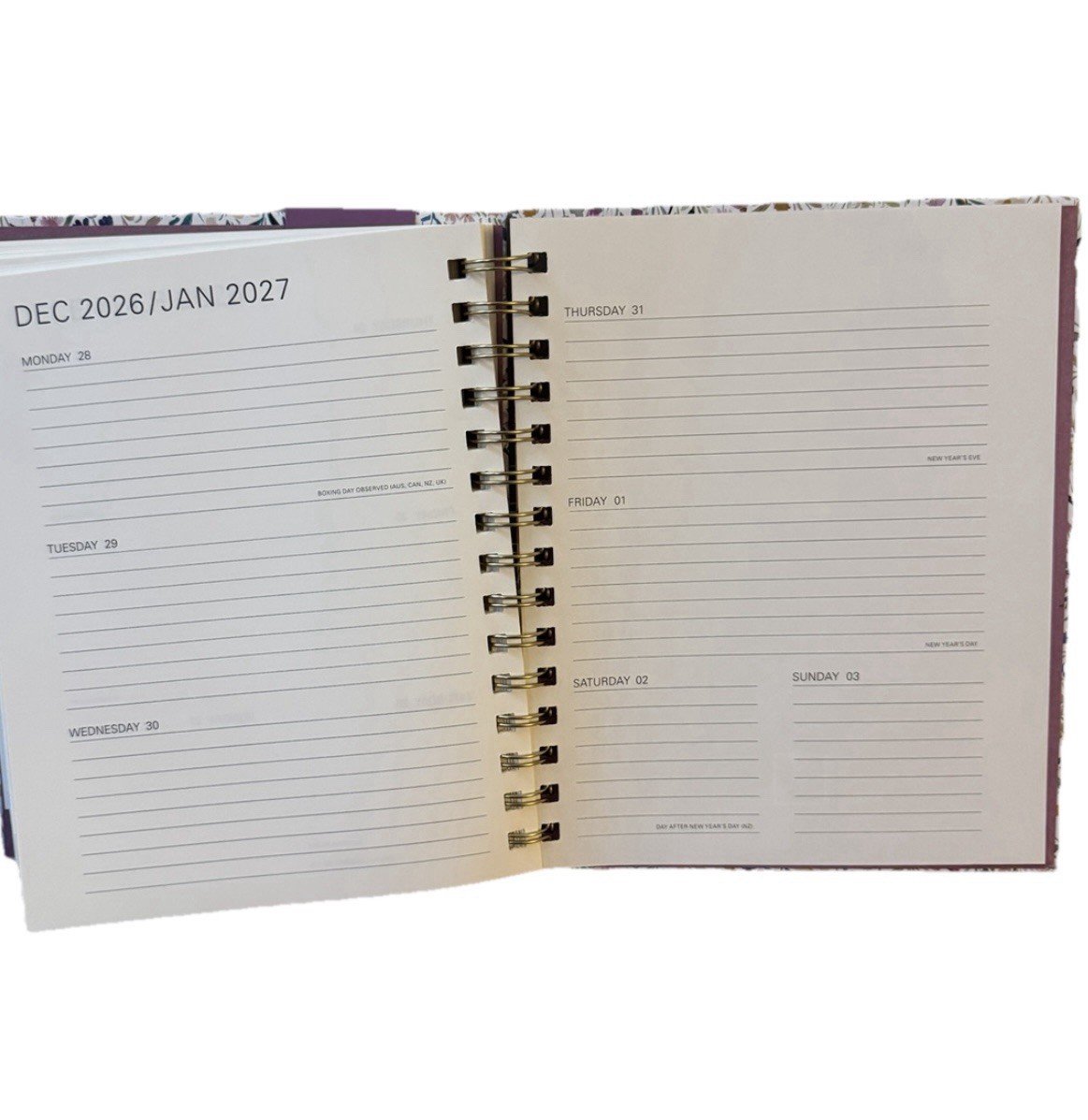 2026 Monthly Planner 17 mo. Planner Orange Circle Studio FLOWERS MARKET 8×7”