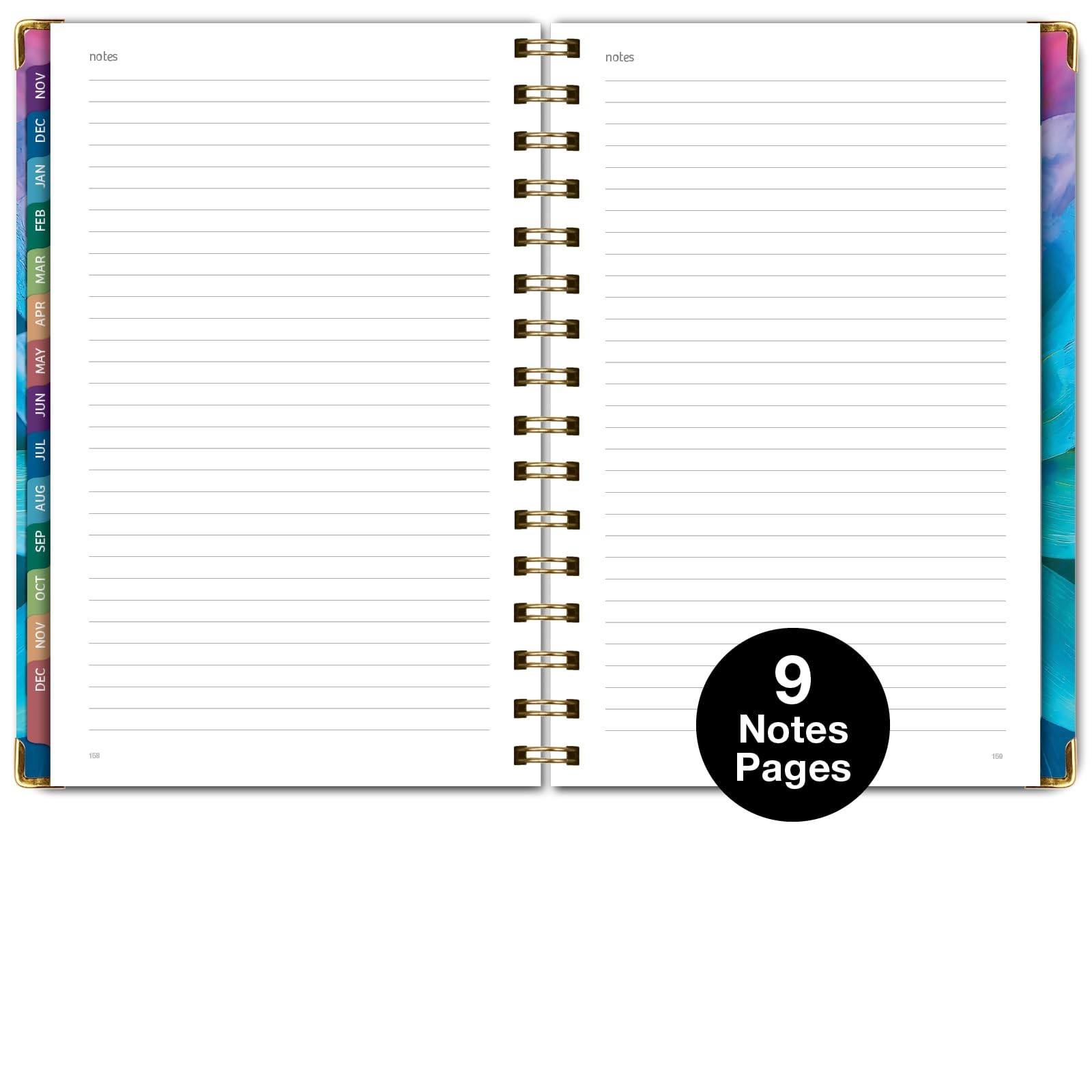 HARDCOVER 2026 Planner, 5.5″x8″: 14 Months (November 2025 – December 2026), D…