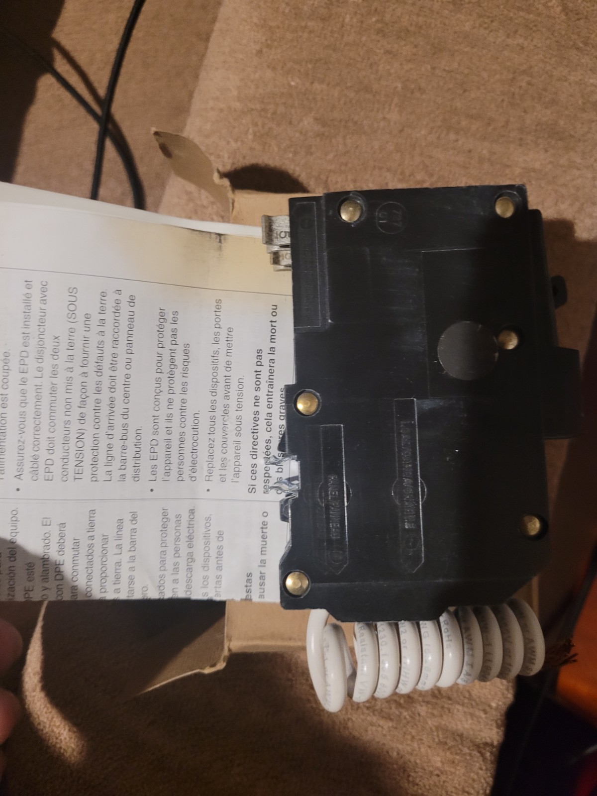 New Square D QO230EPD Circuit Breaker 25A 120V 60Hz 1 Pole